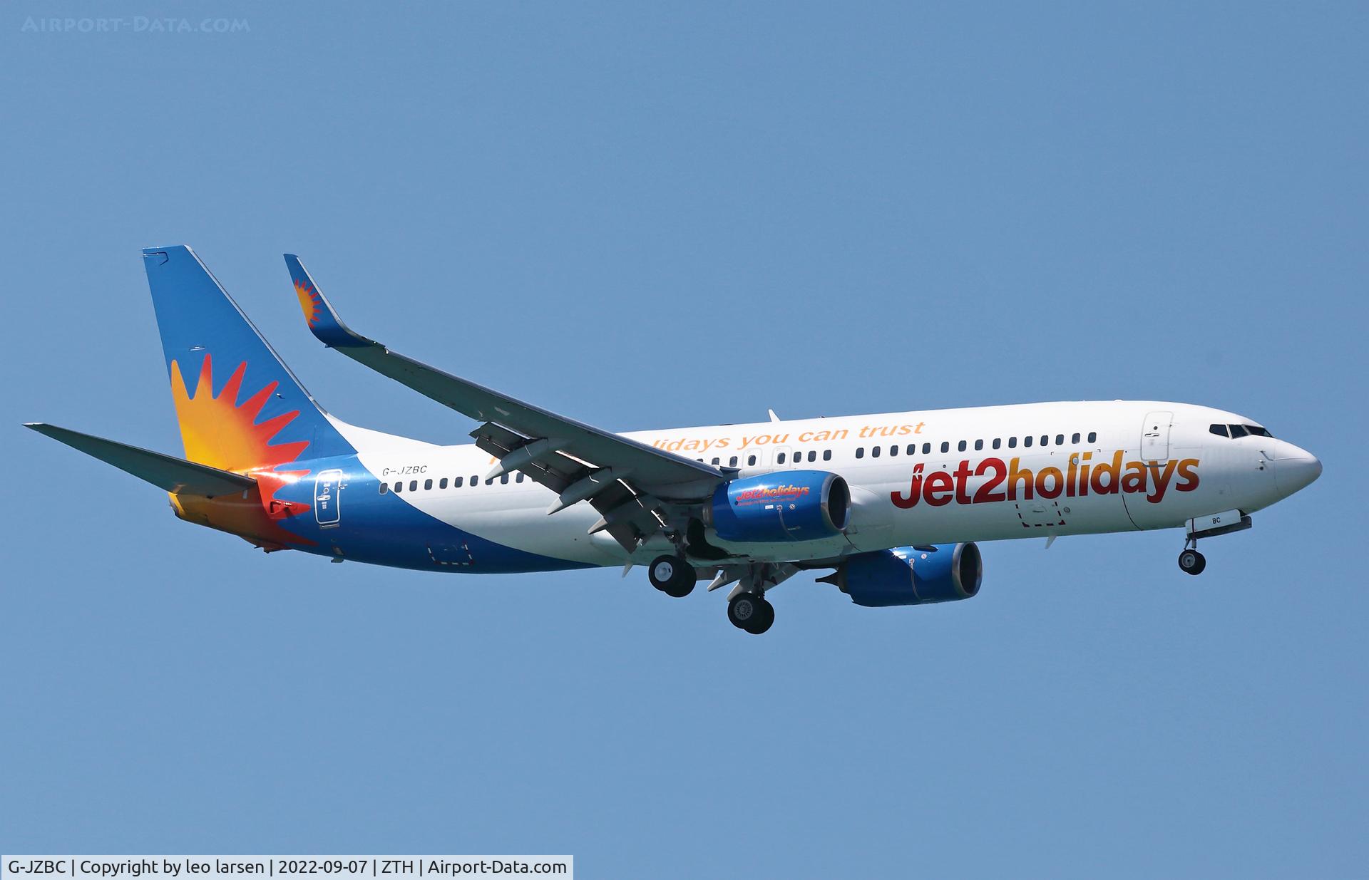 G-JZBC, 2017 Boeing 737-8MG C/N 63160, Zakynthos 7.9.2022