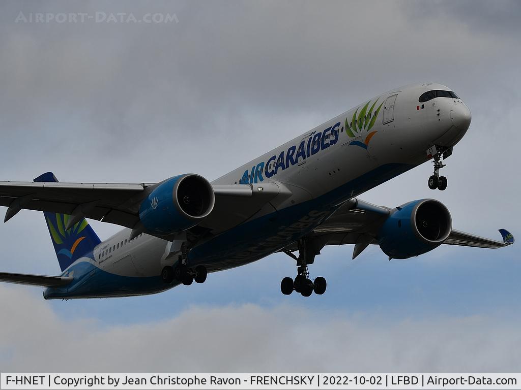 F-HNET, 2017 Airbus A350-941 C/N 0091, TX1640 / CAJ1640 from Paris Orly