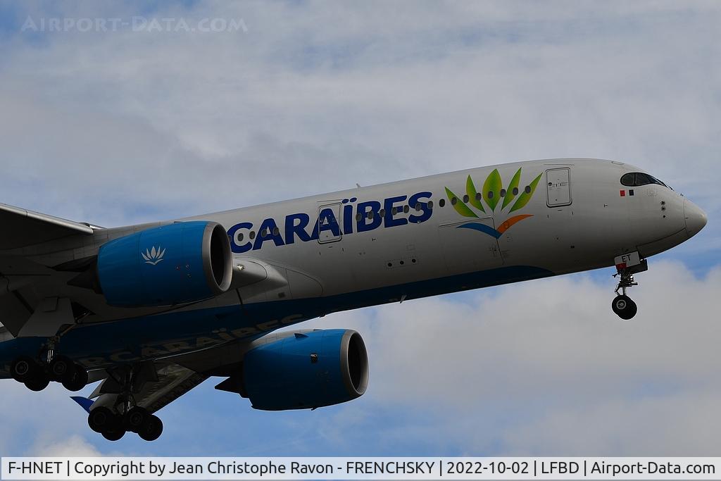 F-HNET, 2017 Airbus A350-941 C/N 0091, TX1640 / CAJ1640 from Paris Orly