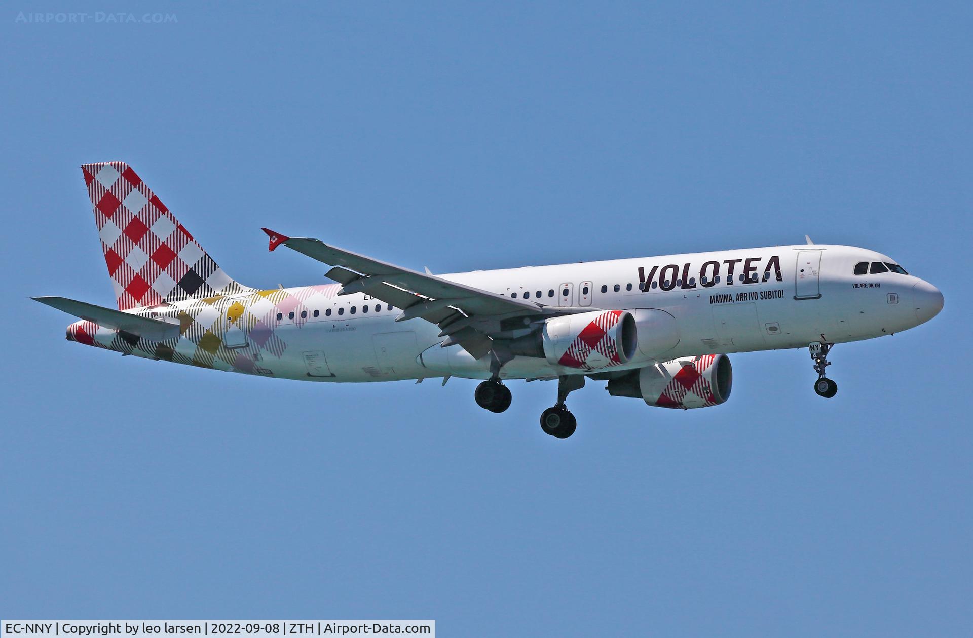 EC-NNY, 2009 Airbus A320-214 C/N 3786, Zakynthos 8.9.2022