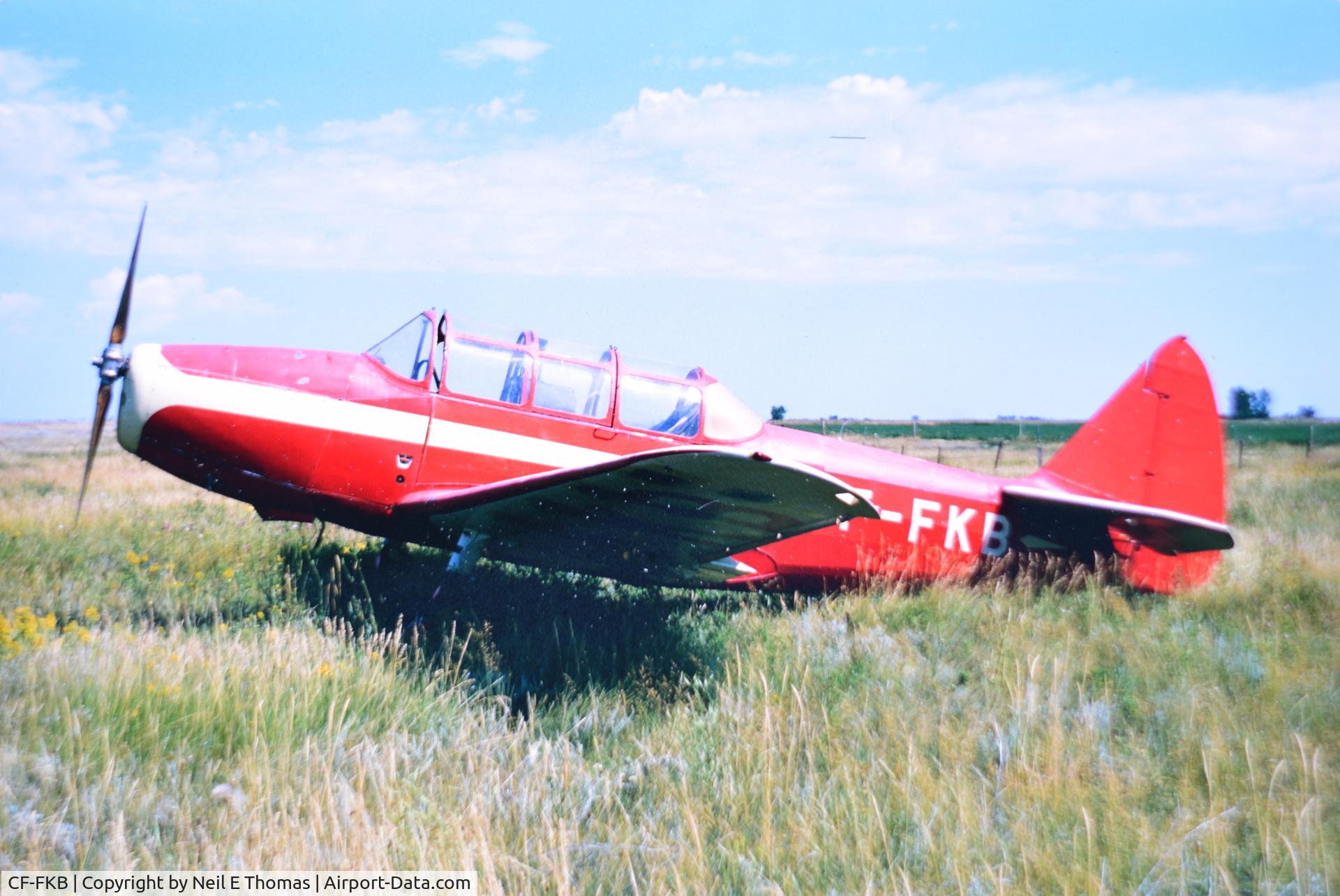 CF-FKB, 1944 Fairchild M-62A-3 Cornell II C/N FX192, Photo my father took in 1965
