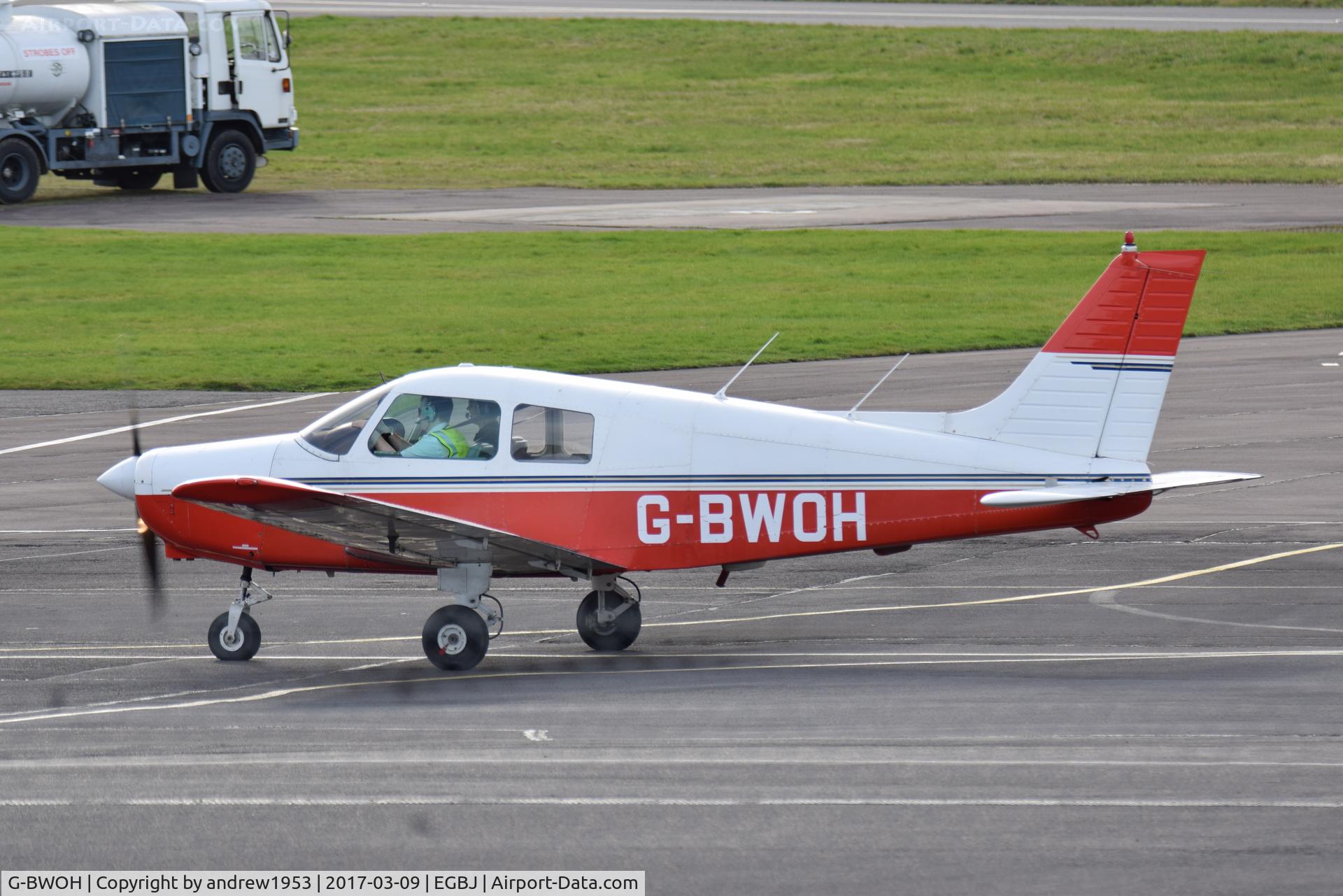 G-BWOH, 1988 Piper PA-28-161 Cadet C/N 2841061, G-BWOH at Gloucestershire Airport.
