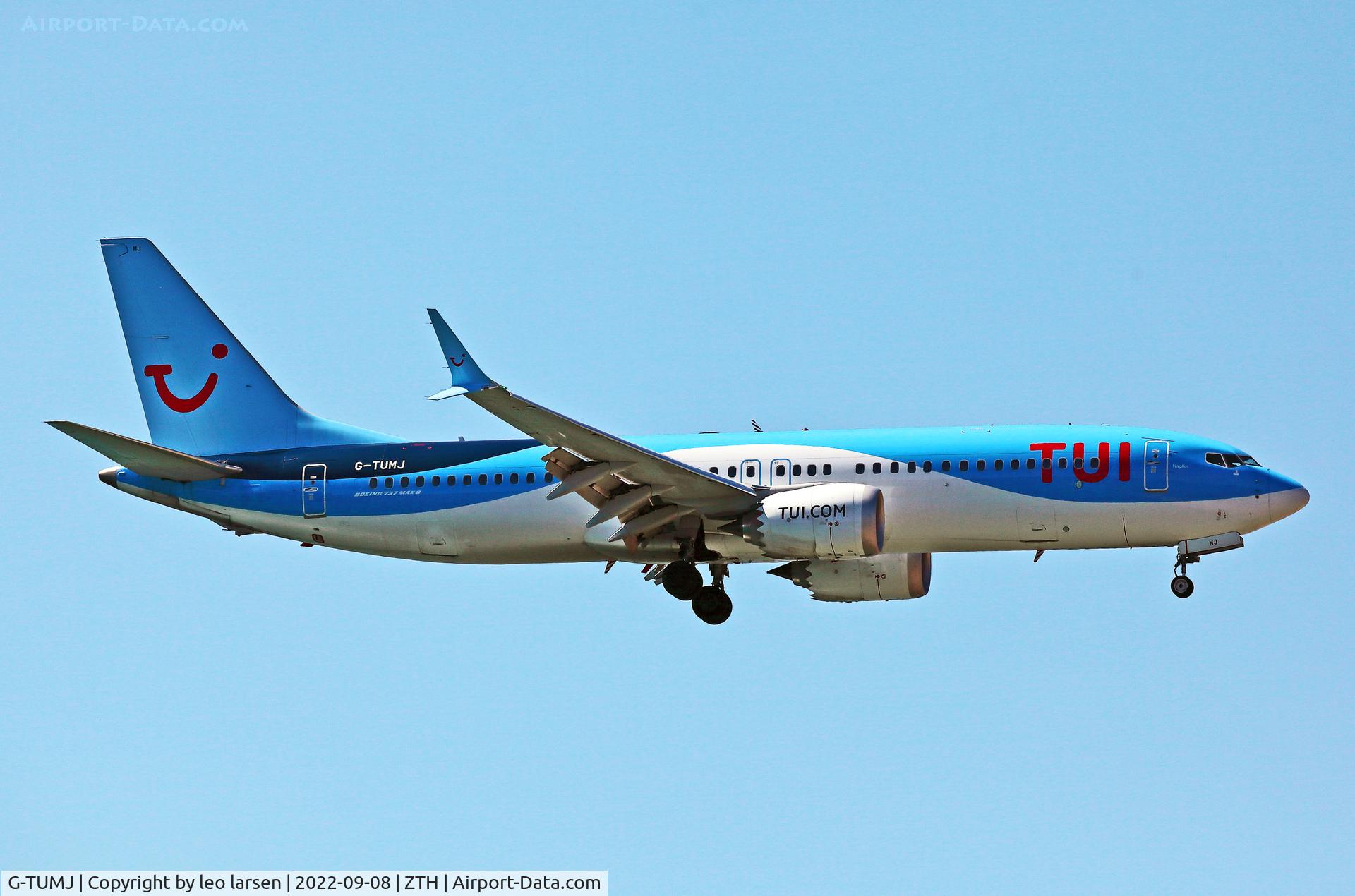 G-TUMJ, 2021 Boeing 737-8 MAX C/N 44604, Zakynthos 8.9.2022