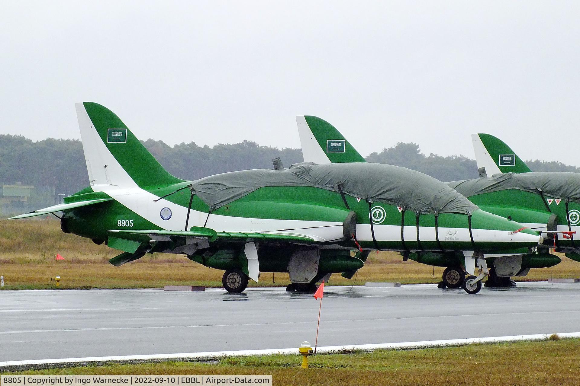 8805, British Aerospace Hawk 65A C/N 6Y019, BAe Hawk 65A of the Royal Saudi Air Force aerobatic team Saudi Hawks at the 2022 Sanicole Spottersday at Kleine Brogel air base