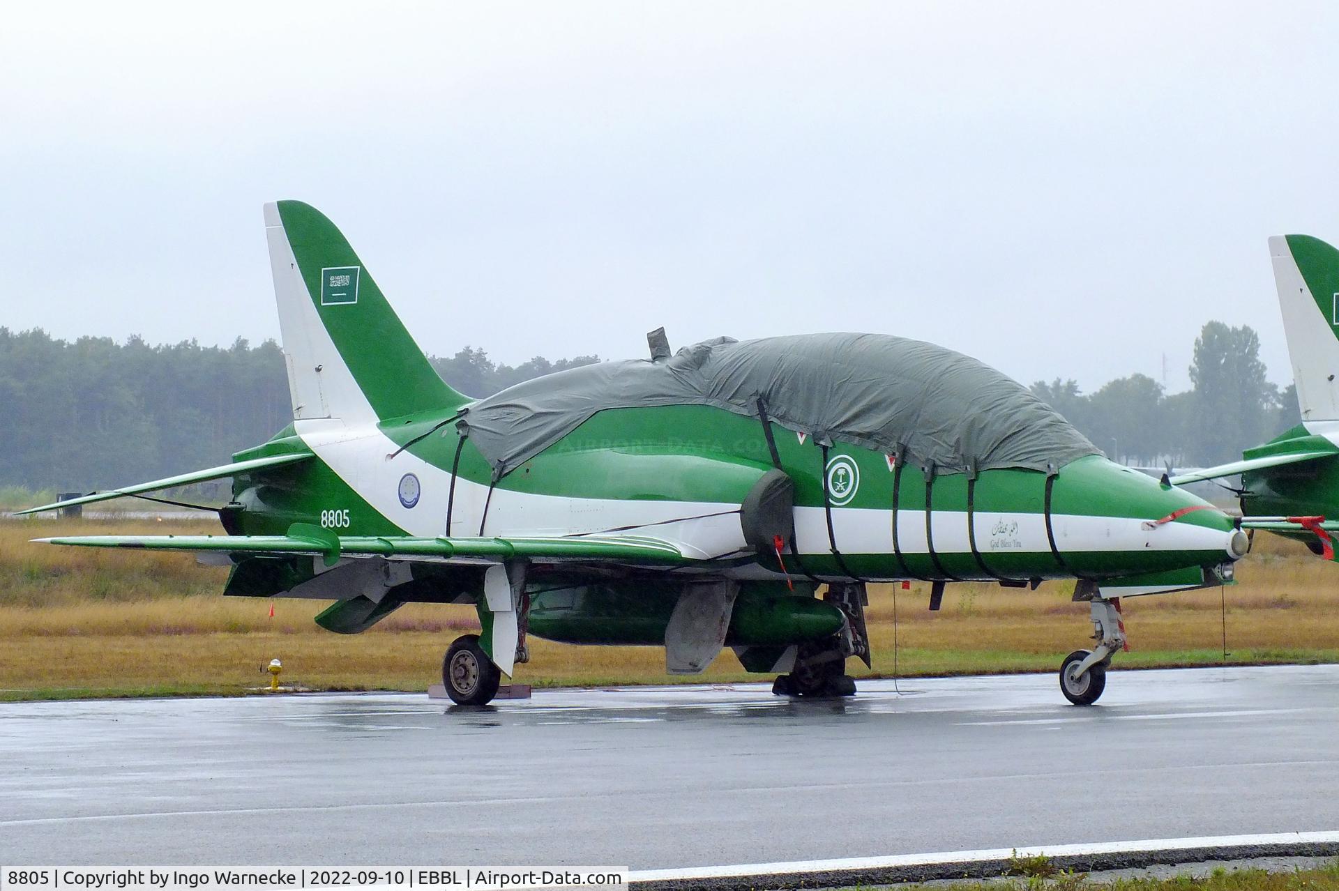8805, British Aerospace Hawk 65A C/N 6Y019, BAe Hawk 65A of the Royal Saudi Air Force aerobatic team Saudi Hawks at the 2022 Sanicole Spottersday at Kleine Brogel air base