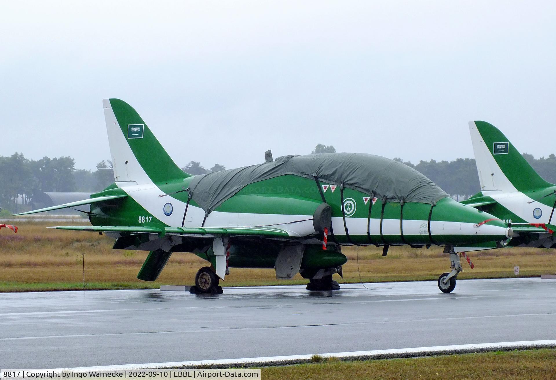8817, British Aerospace Hawk 65A C/N 6Y002, BAe Hawk 65A of the Royal Saudi Air Force aerobatic team Saudi Hawks at the 2022 Sanicole Spottersday at Kleine Brogel air base