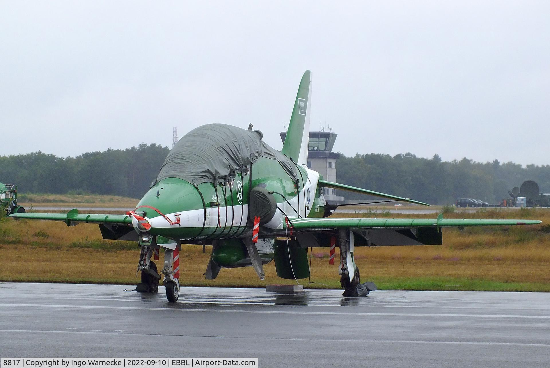 8817, British Aerospace Hawk 65A C/N 6Y002, BAe Hawk 65A of the Royal Saudi Air Force aerobatic team Saudi Hawks at the 2022 Sanicole Spottersday at Kleine Brogel air base