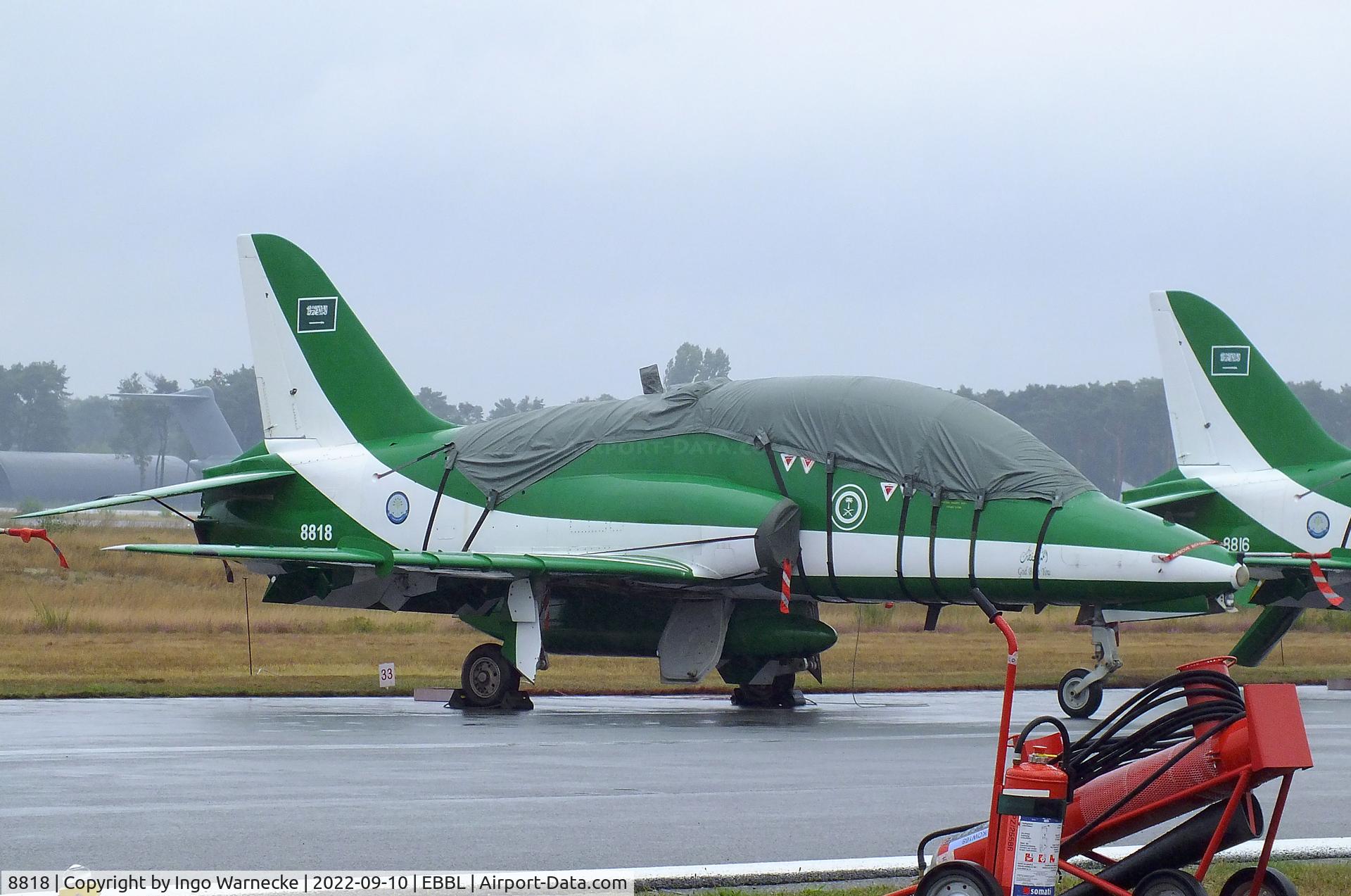 8818, British Aerospace Hawk 65A C/N 6Y003, BAe Hawk 65A of the Royal Saudi Air Force aerobatic team Saudi Hawks at the 2022 Sanicole Spottersday at Kleine Brogel air base