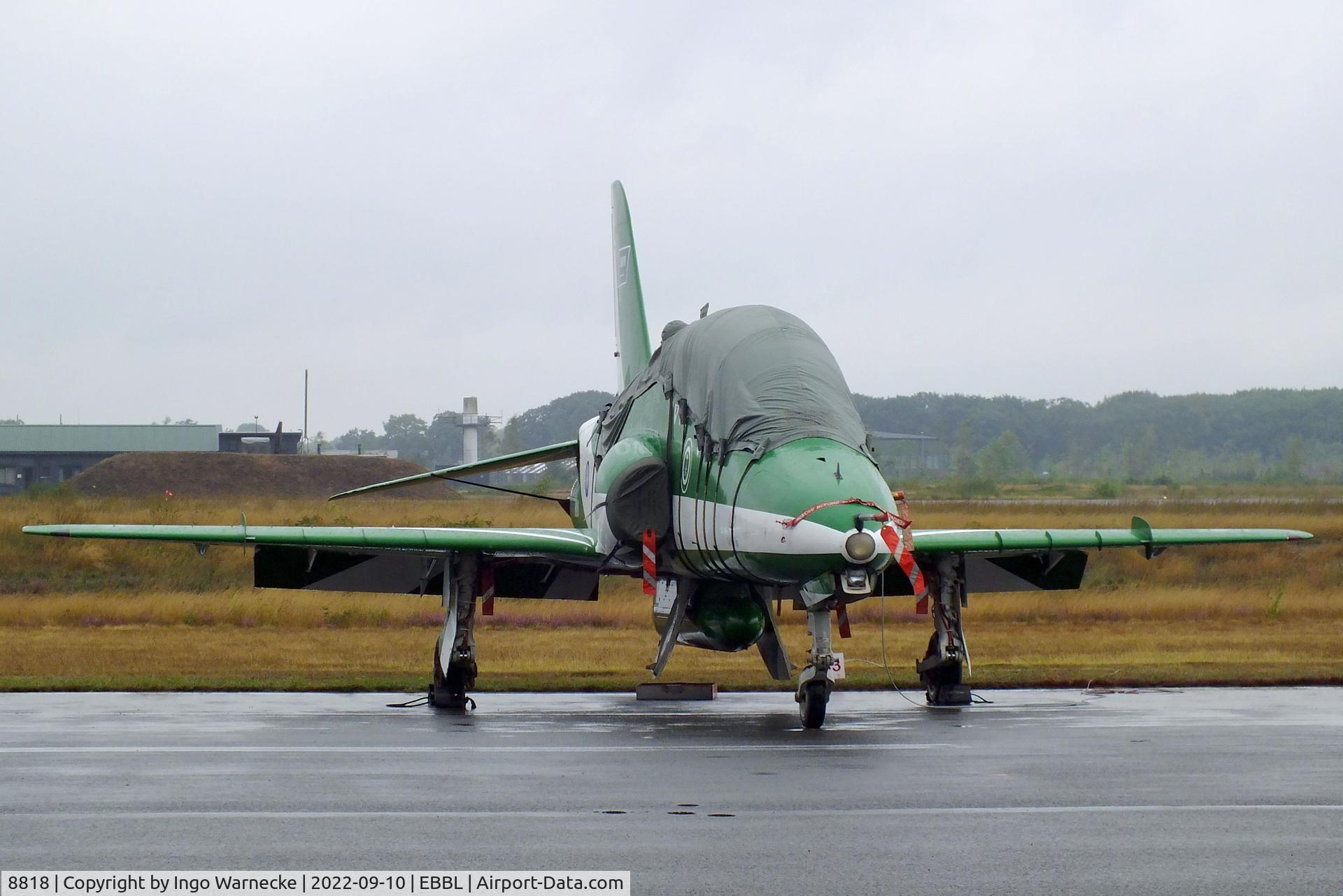 8818, British Aerospace Hawk 65A C/N 6Y003, BAe Hawk 65A of the Royal Saudi Air Force aerobatic team Saudi Hawks at the 2022 Sanicole Spottersday at Kleine Brogel air base
