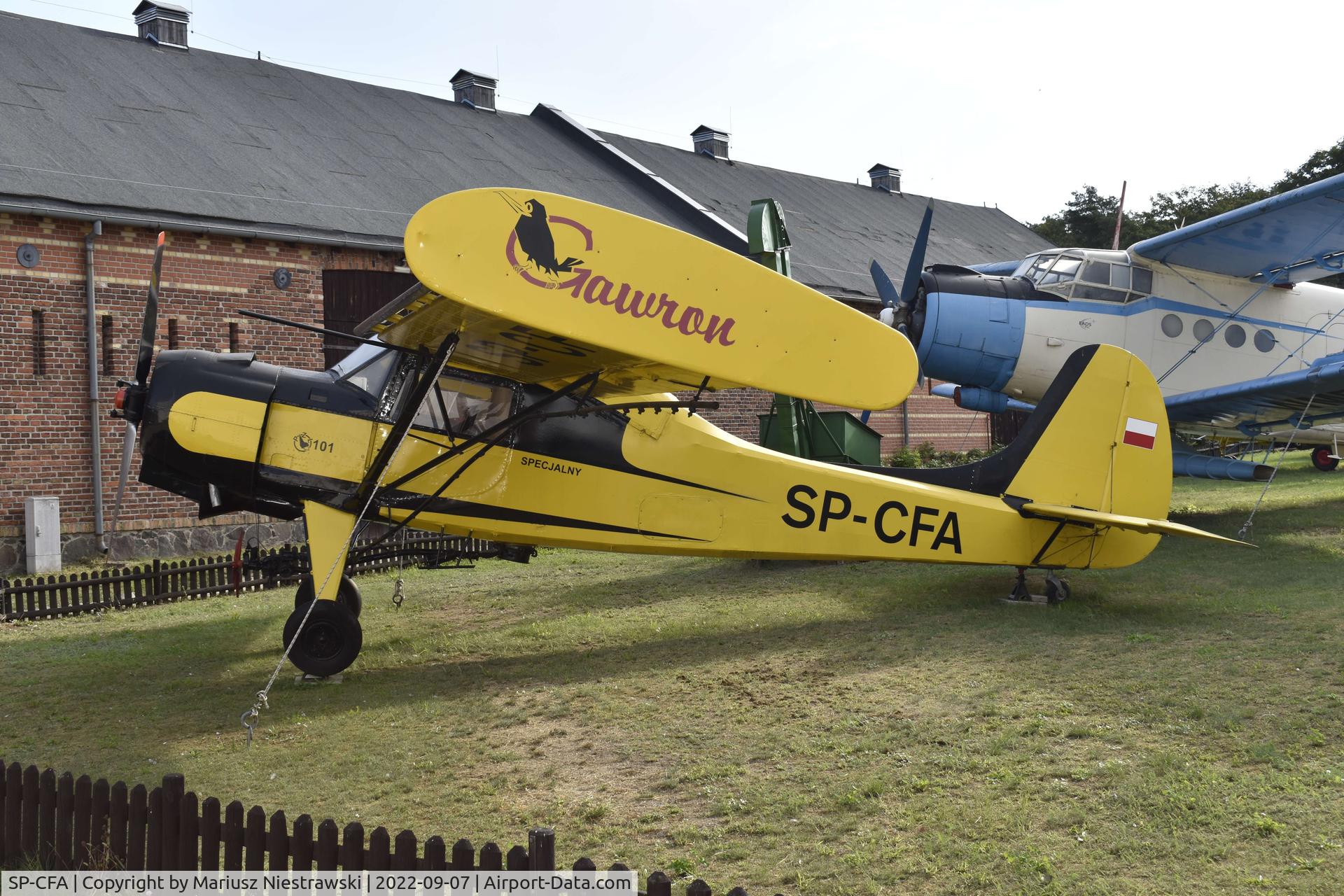 SP-CFA, 1960 PZL-Warszawa PZL-101 Gawron C/N 30032, PZL-101 Gawron, National Museum of Agriculture and Food Industry, Szreniawa near Poznan, Poland