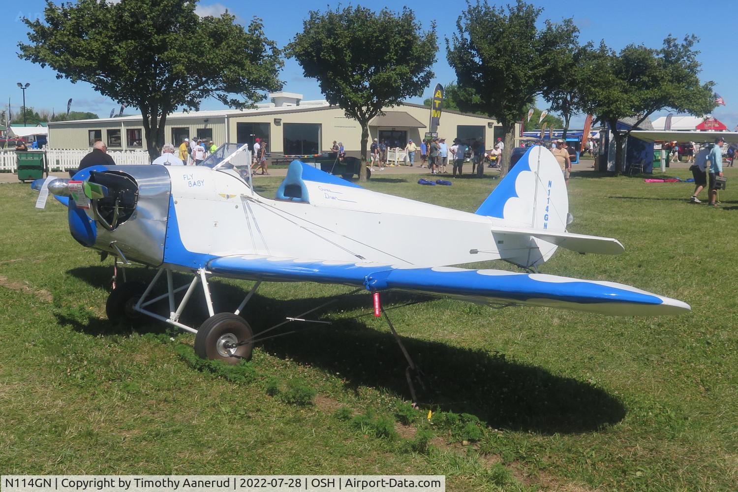 N114GN, 2018 Bowers Fly Baby C/N JM1, 2018 BOWERS FLYBABY, c/n: JM1, AirVenture 2022
