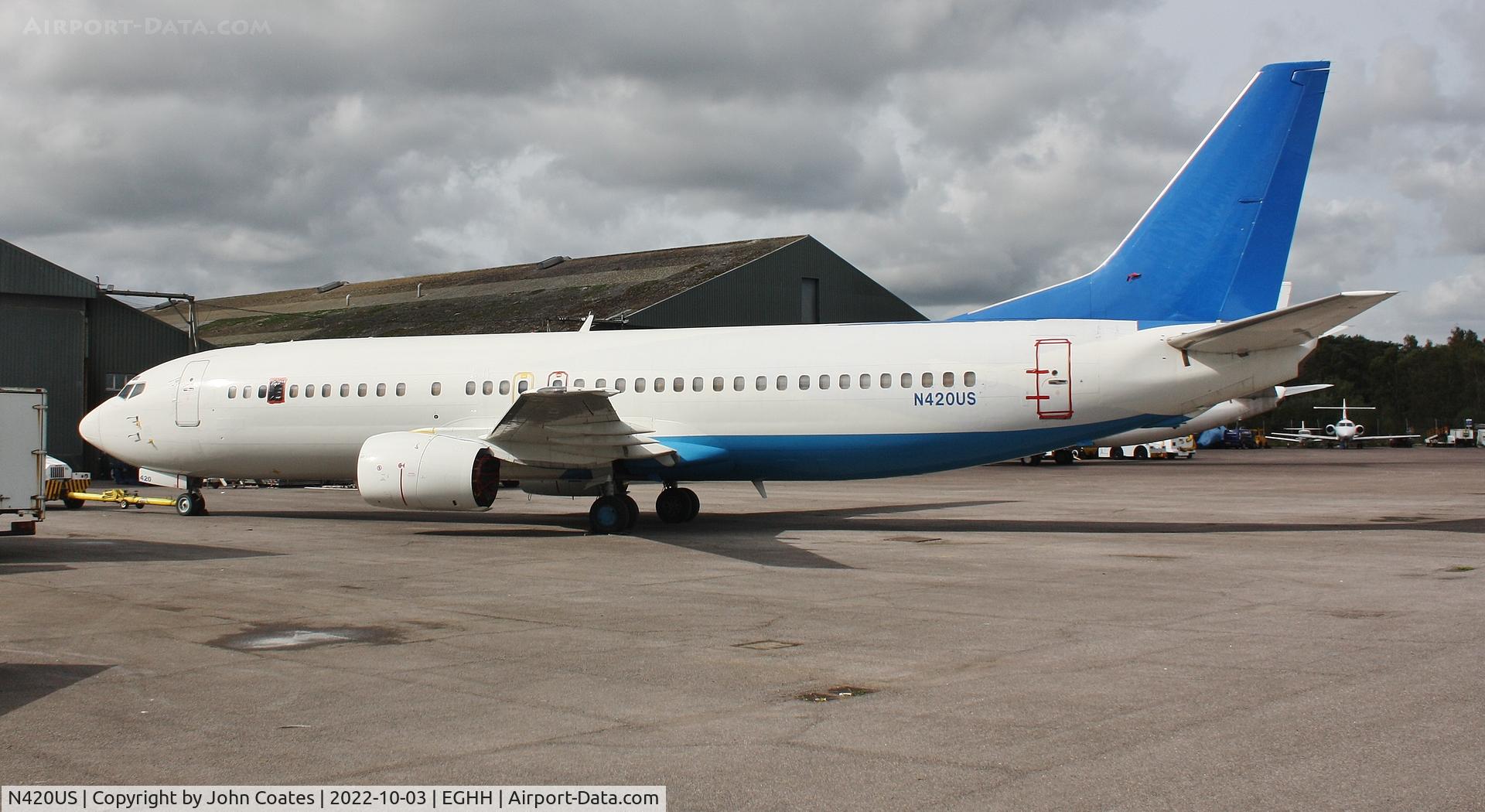 N420US, 1989 Boeing 737-401 C/N 23987, At European Avn.