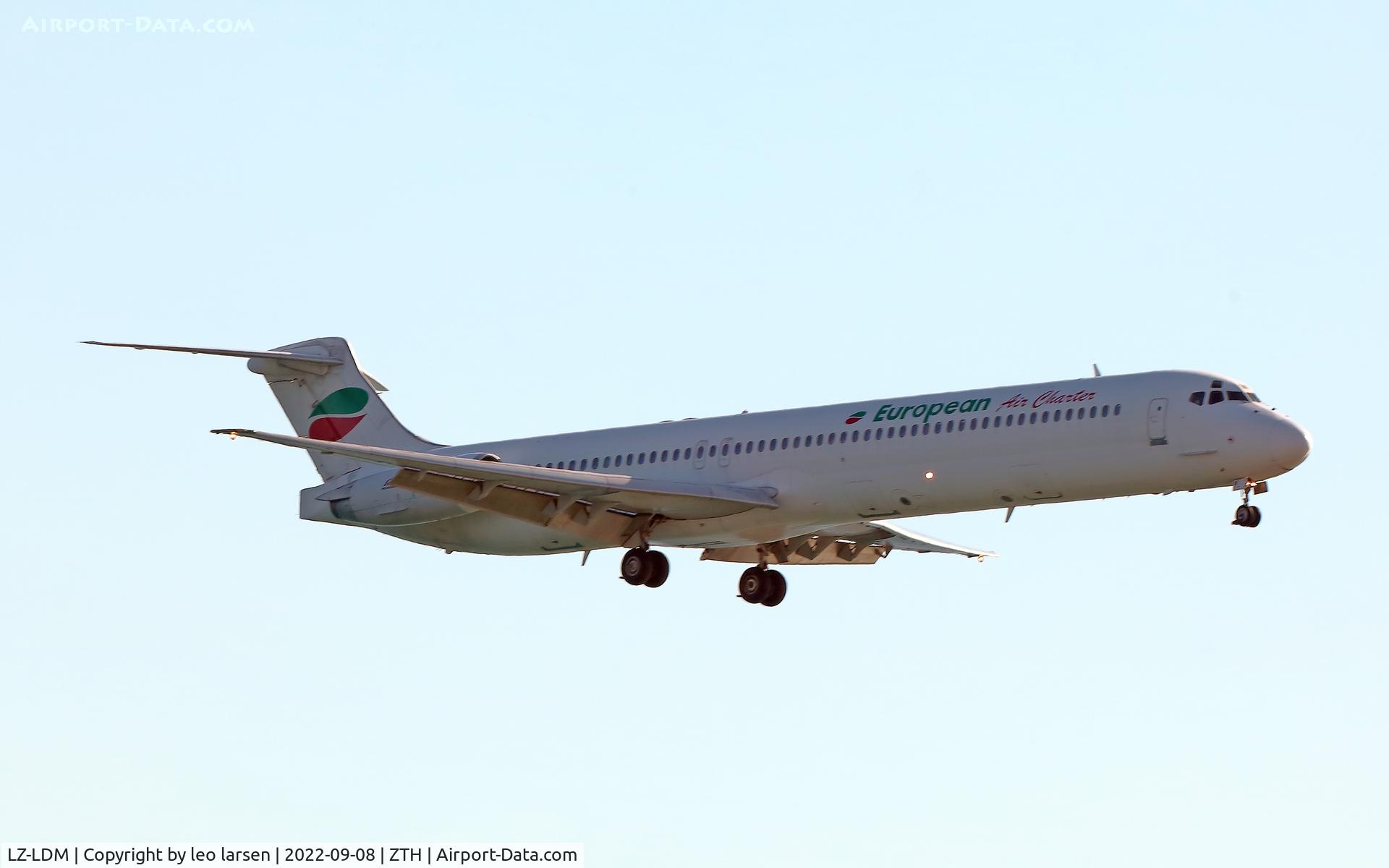 LZ-LDM, 1994 McDonnell Douglas MD-82 (DC-9-82) C/N 53228/2104, Zakynthos 8.9.2022