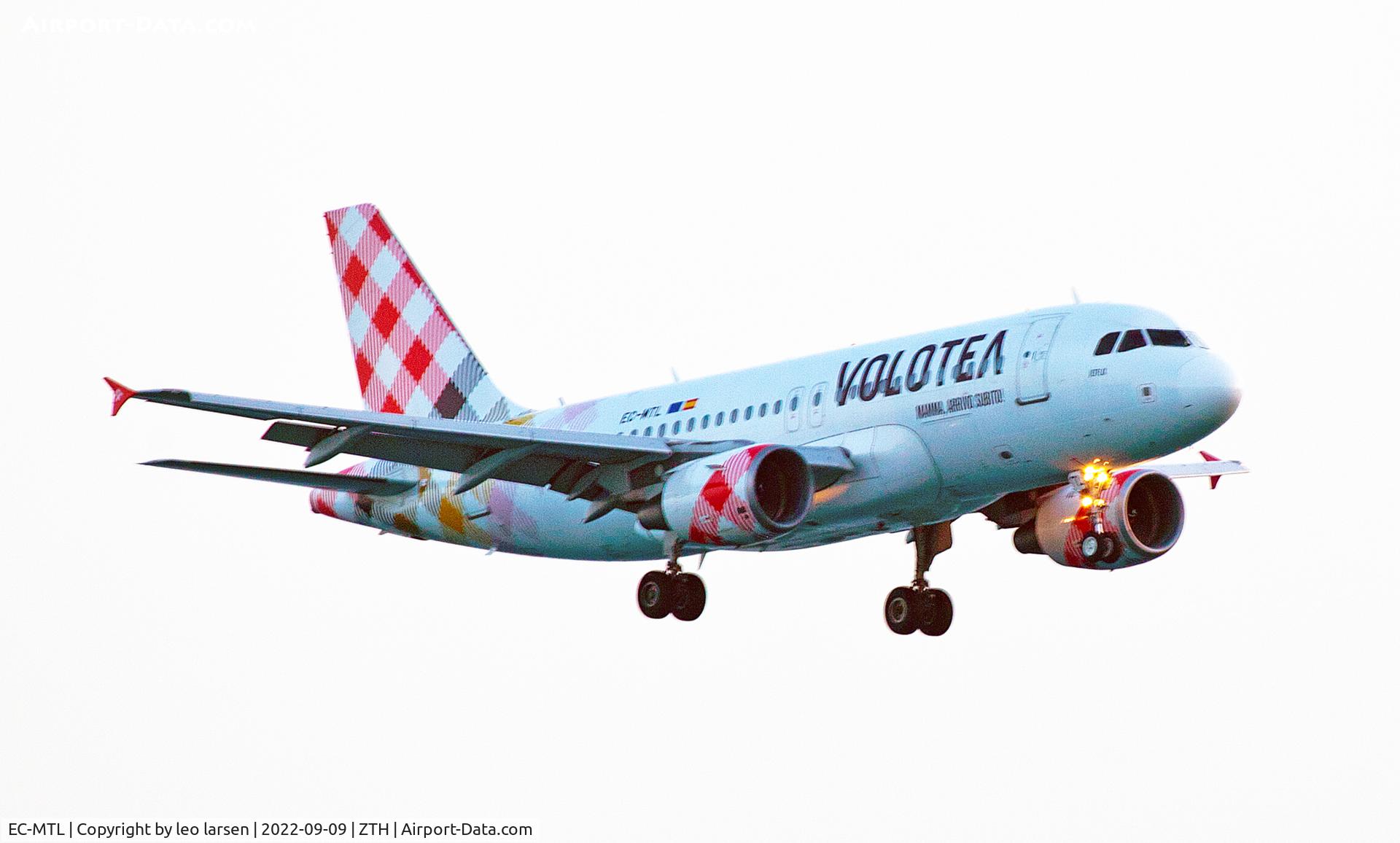 EC-MTL, 2003 Airbus A319-111 C/N 2053, Zakynthos 9.9.2022
