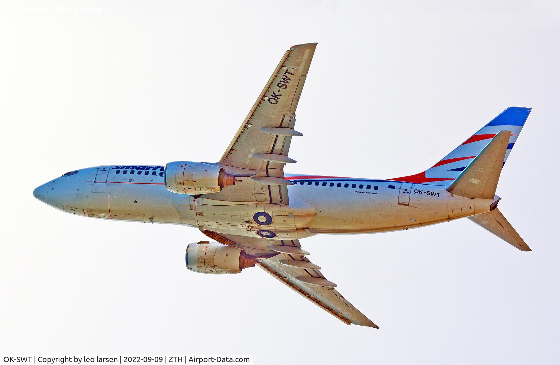OK-SWT, 2003 Boeing 737-7Q8 C/N 29346, Zakynthos 9.9.2022