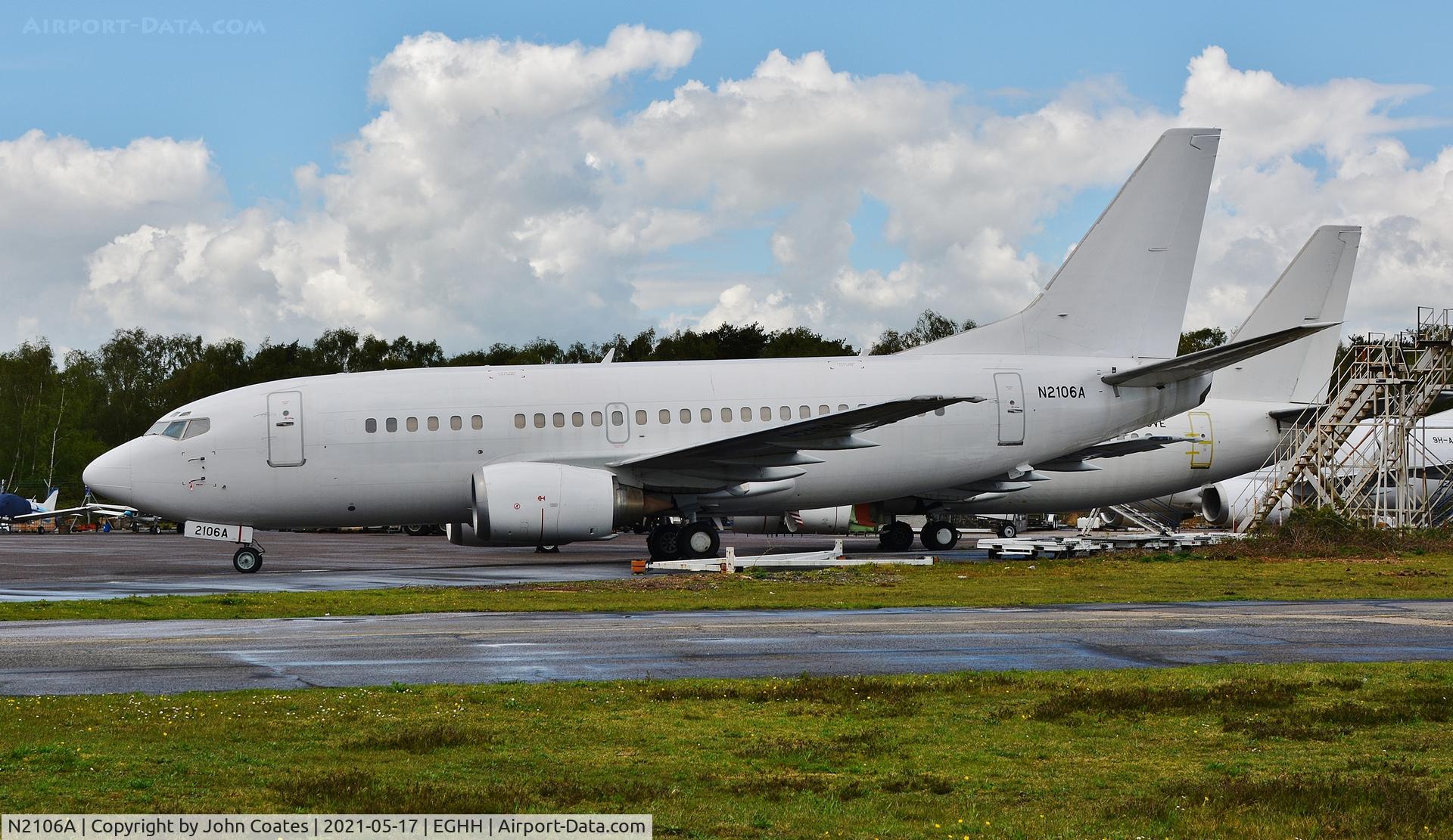 N2106A, 1992 Boeing 737-55D C/N 26542/2337, At European Avn.