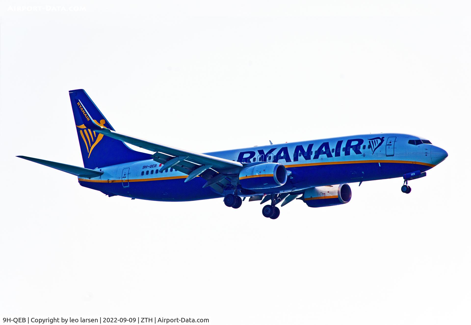 9H-QEB, 2017 Boeing 737-800 C/N 44808, Zakynthos 9.9.2022