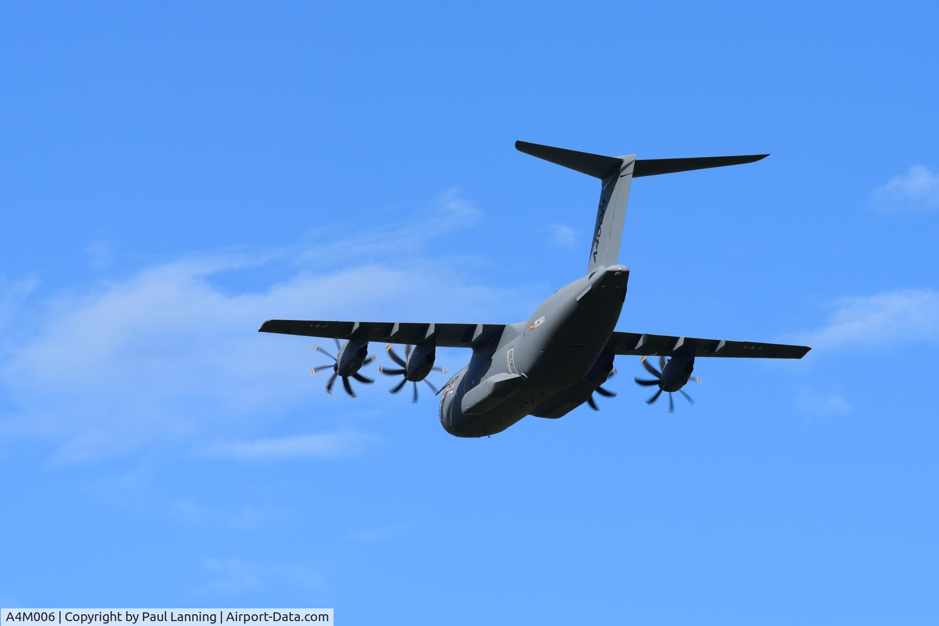 A4M006, 2011 Airbus A400M-180 Atlas C/N 006, Low flight in the Otter Valley, Devon