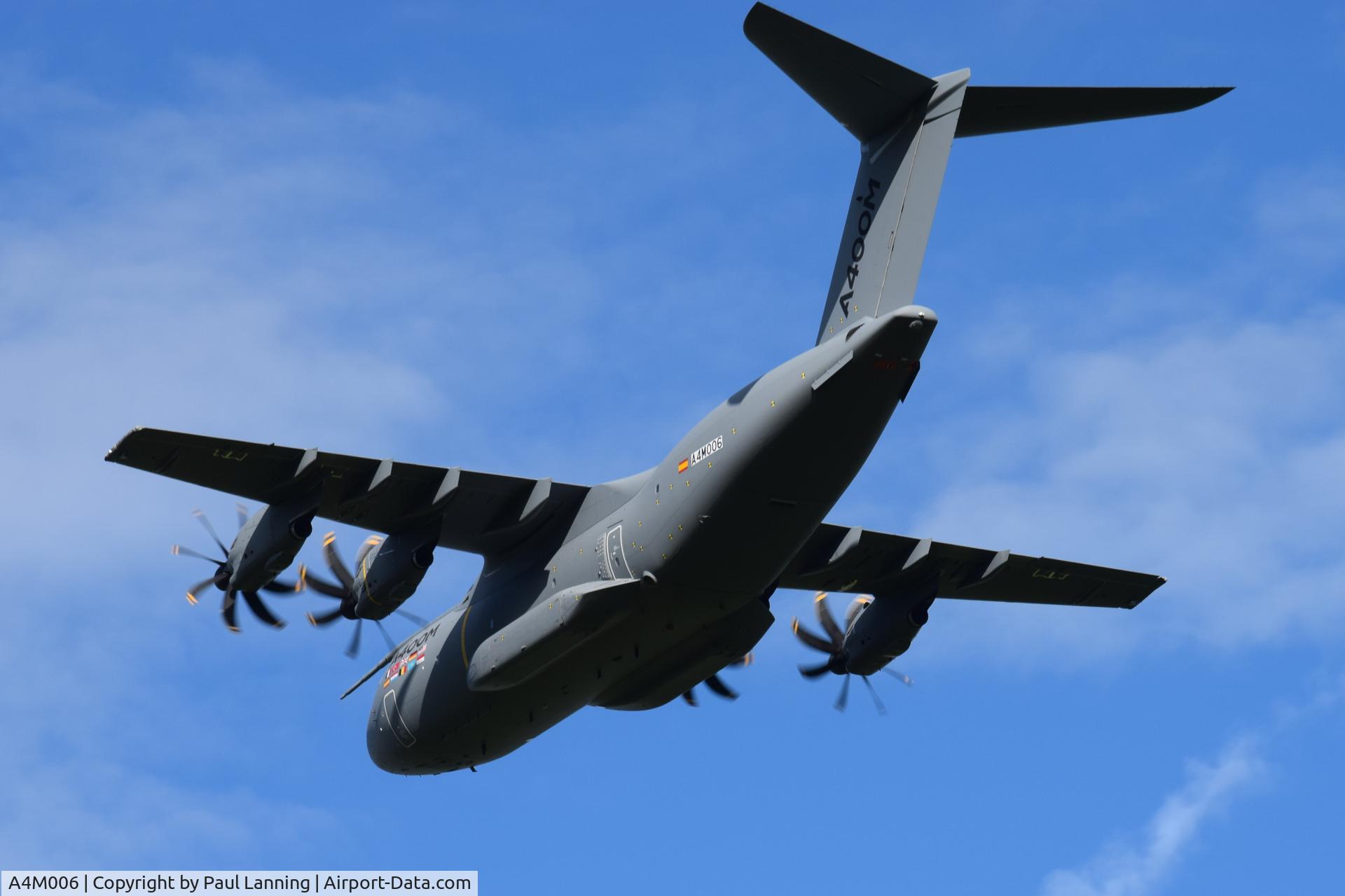 A4M006, 2011 Airbus A400M-180 Atlas C/N 006, Low flight over Otter Valley, Devon