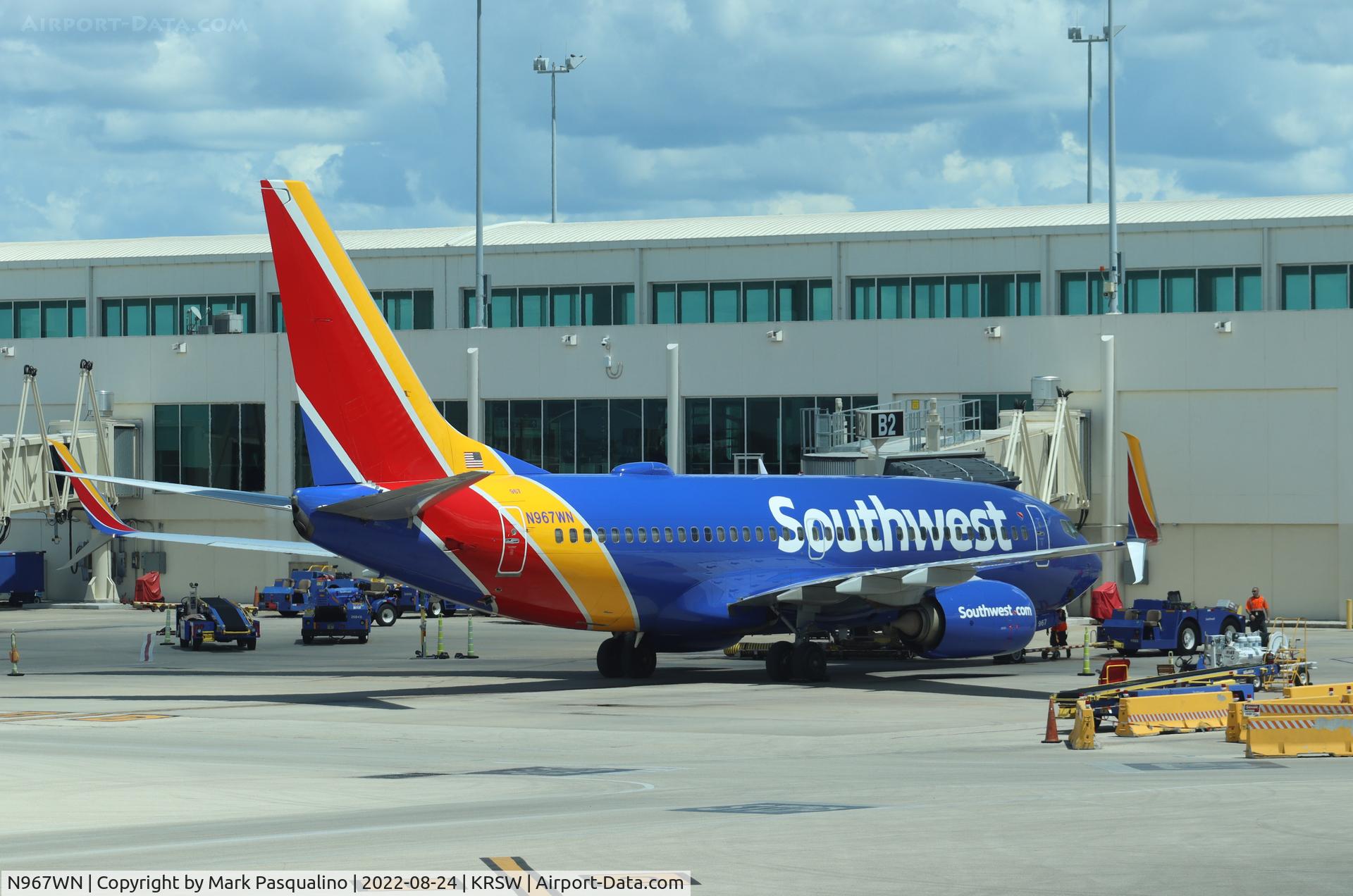 N967WN, 2011 Boeing 737-7H4 C/N 36967, Boeing 737-7H4