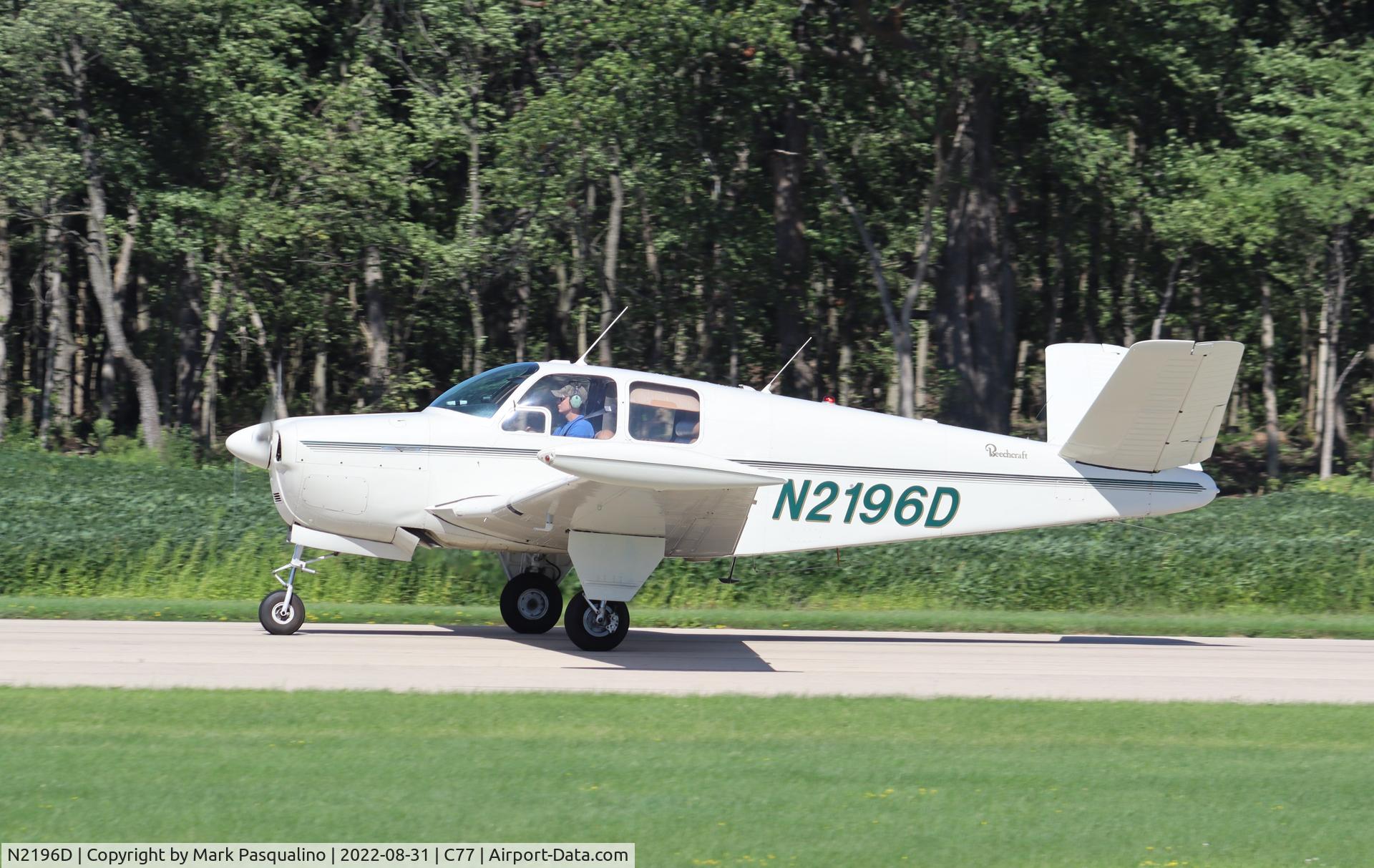 N2196D, 1953 Beech D35 C/N D-3543, Beech D35