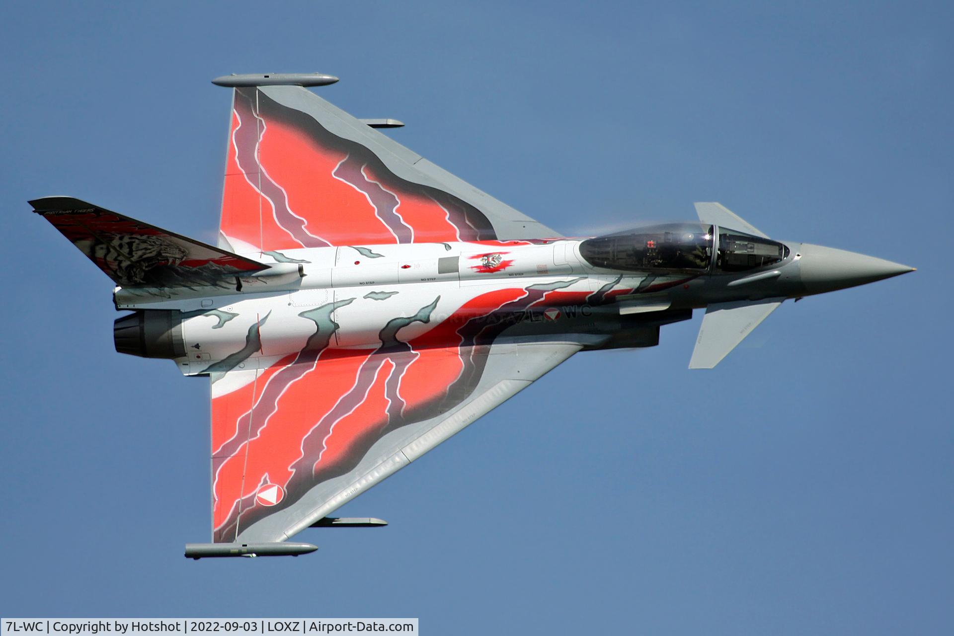 7L-WC, 2007 Eurofighter EF-2000 Typhoon S C/N AS003, Fast pass, showing vortex generated by the canopy
