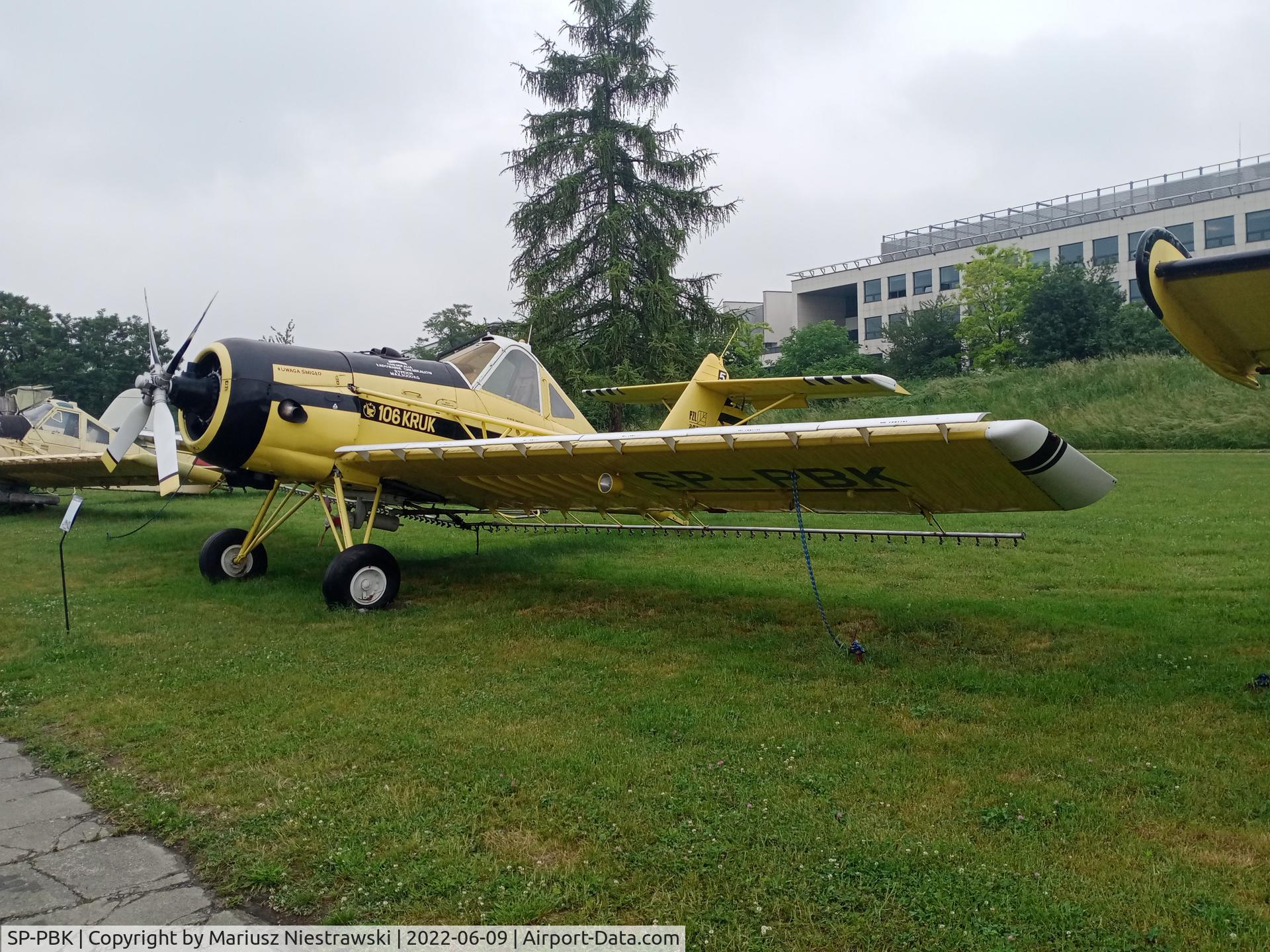 SP-PBK, 1975 PZL-Okecie PZL-106 Kruk C/N 05005, PZL-106 Kruk (SP-PBK), Muzeum Lotnictwa Polskiego, Krakow