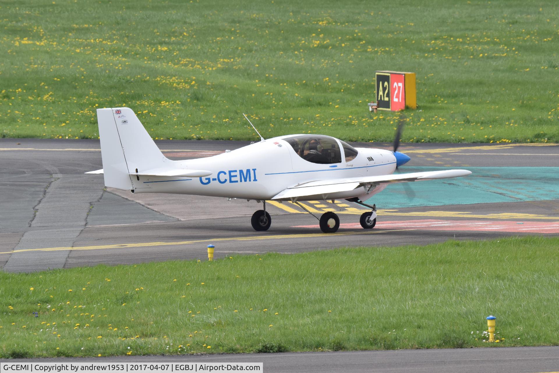 G-CEMI, 2007 Europa XS Tri-Gear C/N PFA 247-13989, G-CEMI at Gloucestershire Airport.