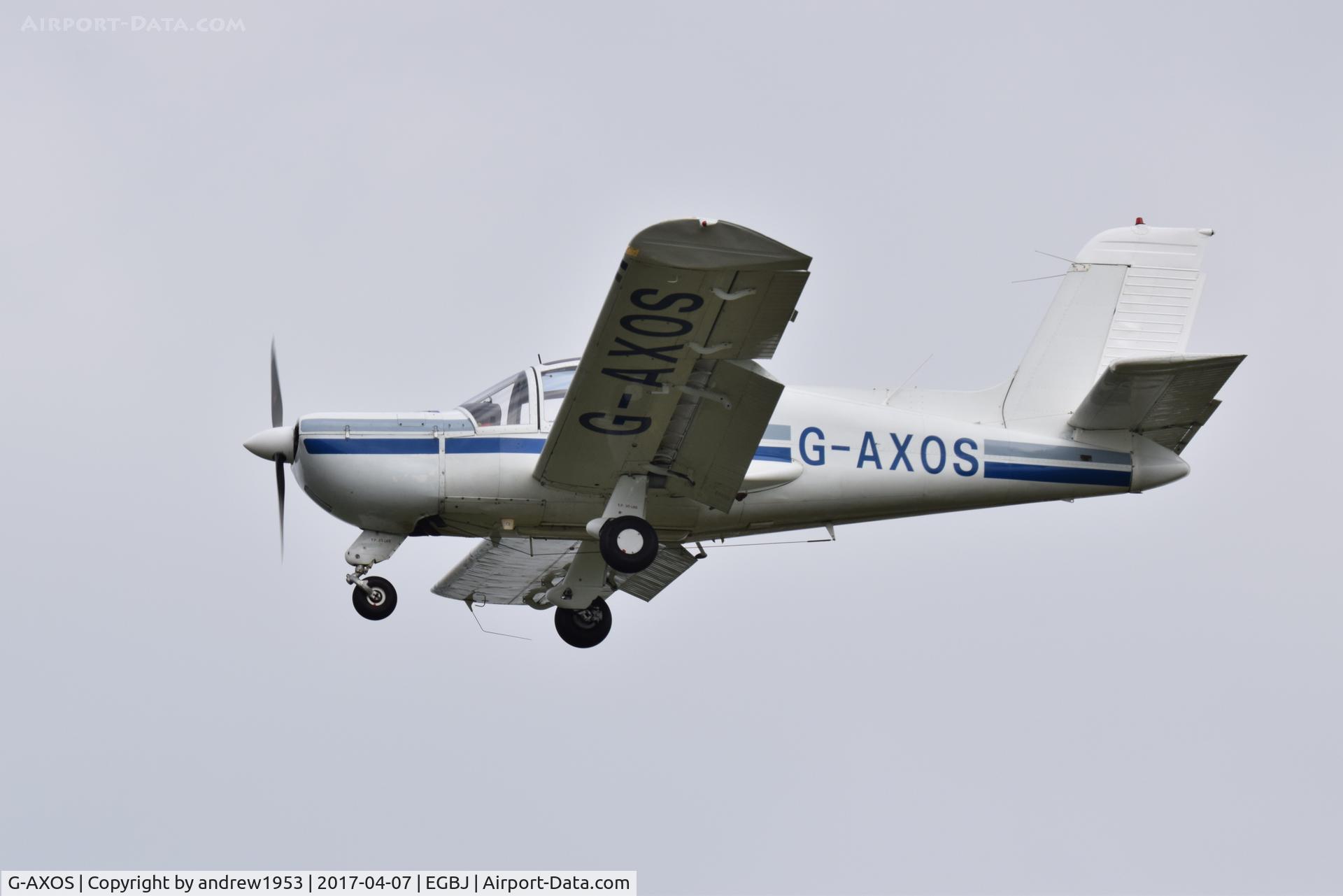 G-AXOS, 1970 Socata MS-894A Rallye Minerva C/N 11079, G-AXOS at Gloucestershire Airport.