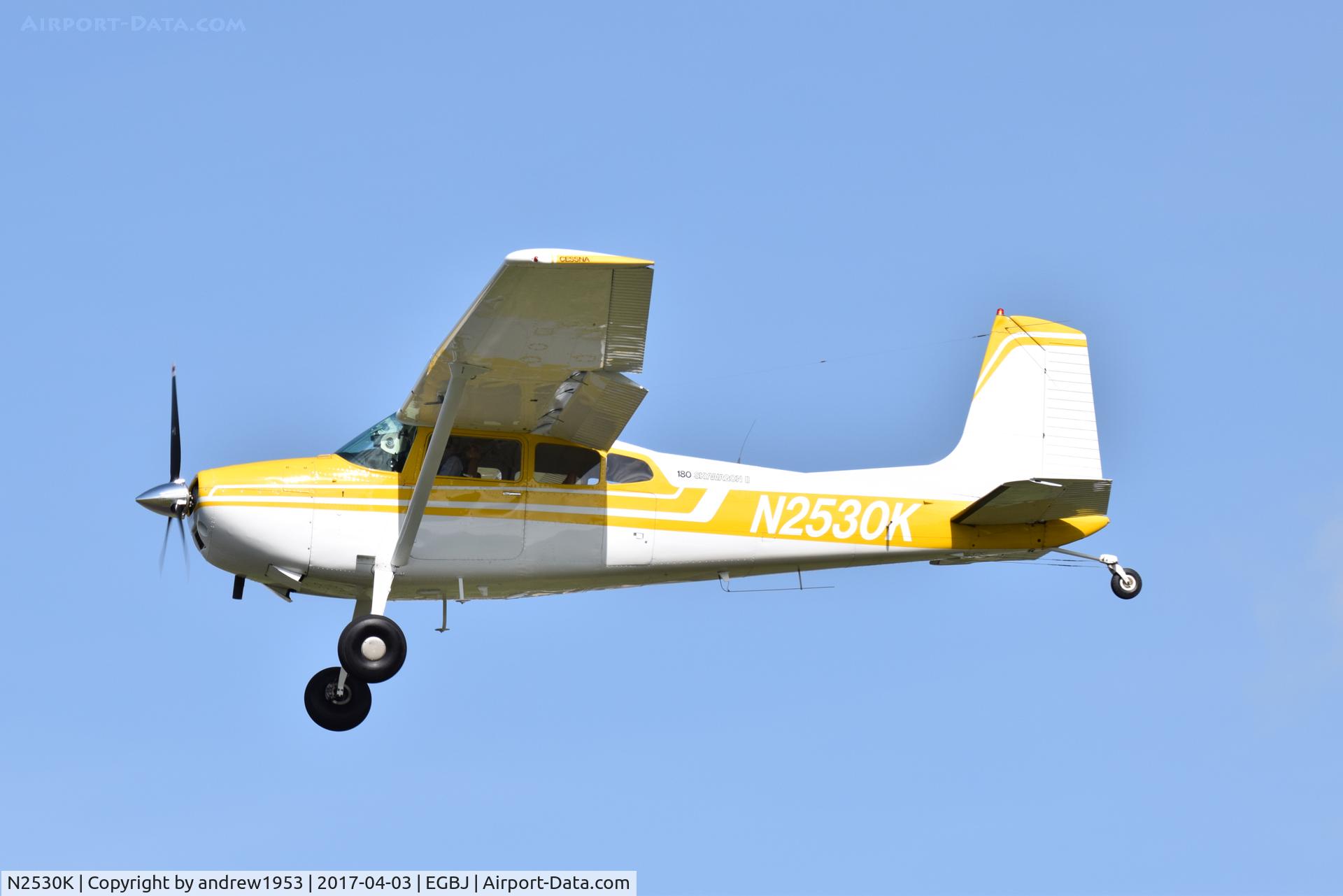 N2530K, 1978 Cessna 180K Skywagon C/N 18052972, N2530K at Gloucestershire Airport.