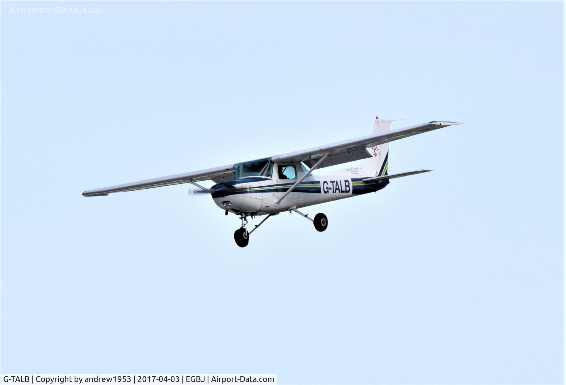 G-TALB, 1980 Cessna 152 C/N 152-83767, G-TALB at Gloucestershire Airport.