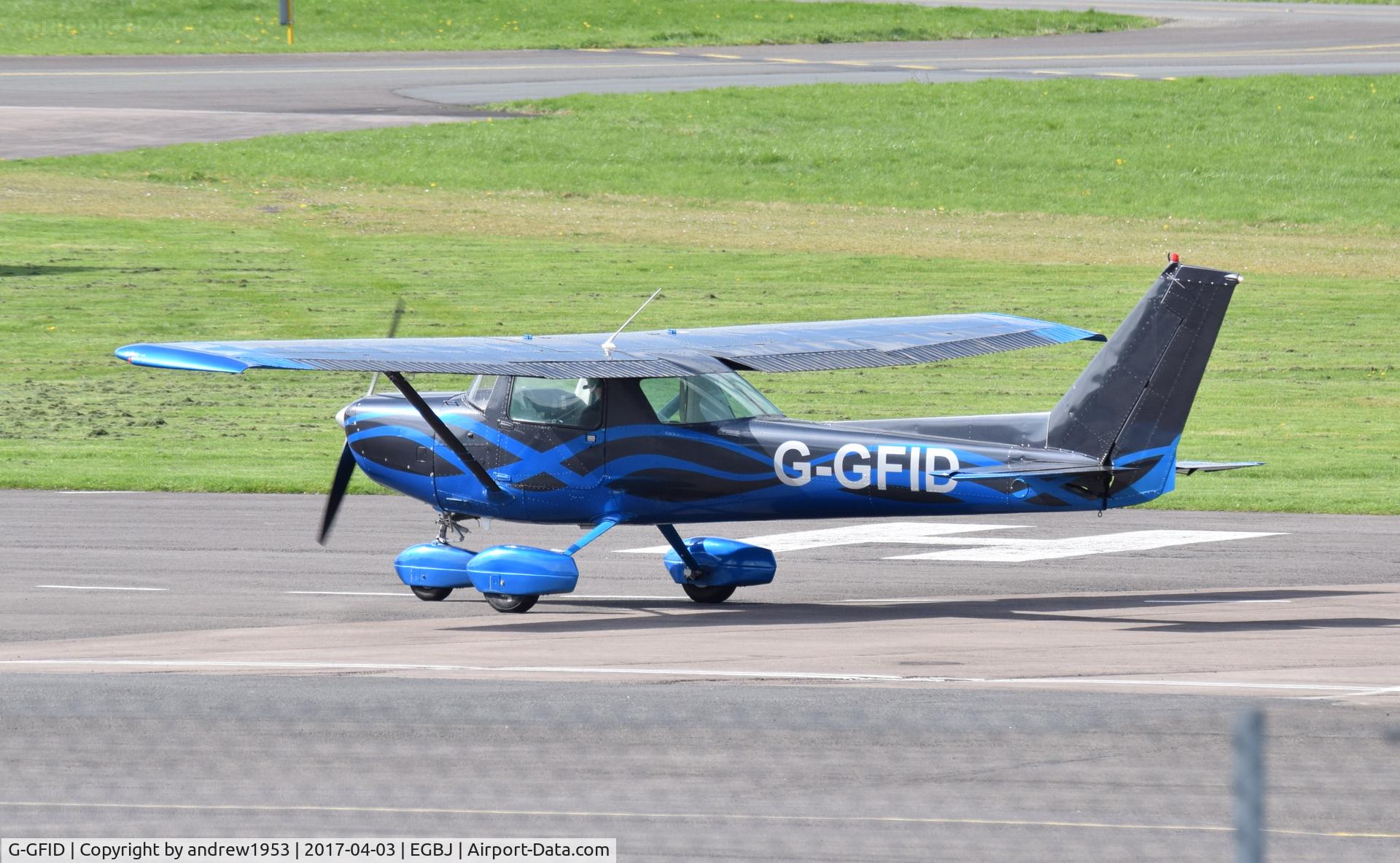 G-GFID, 1979 Cessna 152 C/N 152-82649, G-GFID at Gloucestershire Airport.