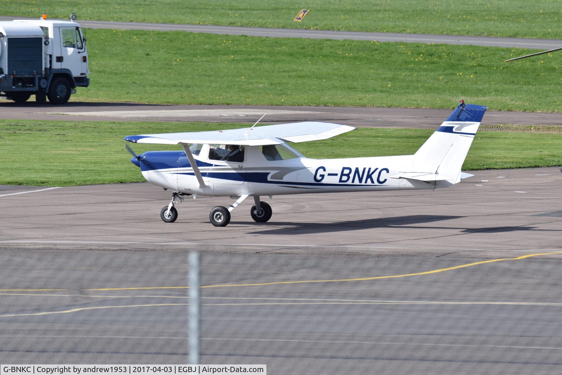 G-BNKC, 1978 Cessna 152 C/N 152-81036, G-BNKC at Gloucestershire Airport.