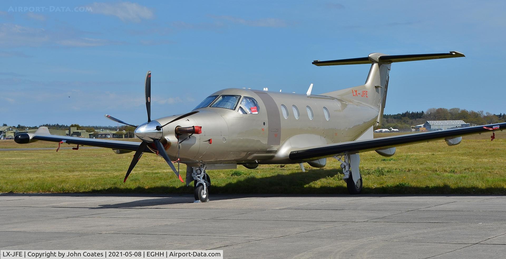 LX-JFE, 2018 Pilatus PC-12/47E C/N 1789, At BAS