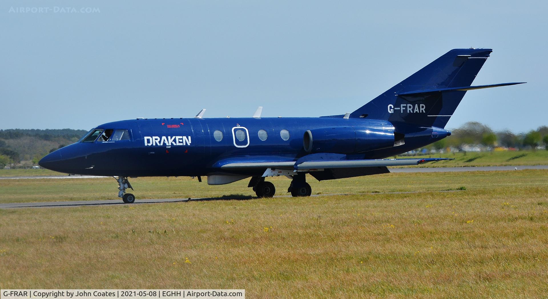 G-FRAR, 1969 Dassault Falcon (Mystere) 20DC C/N 209, Taxiing home