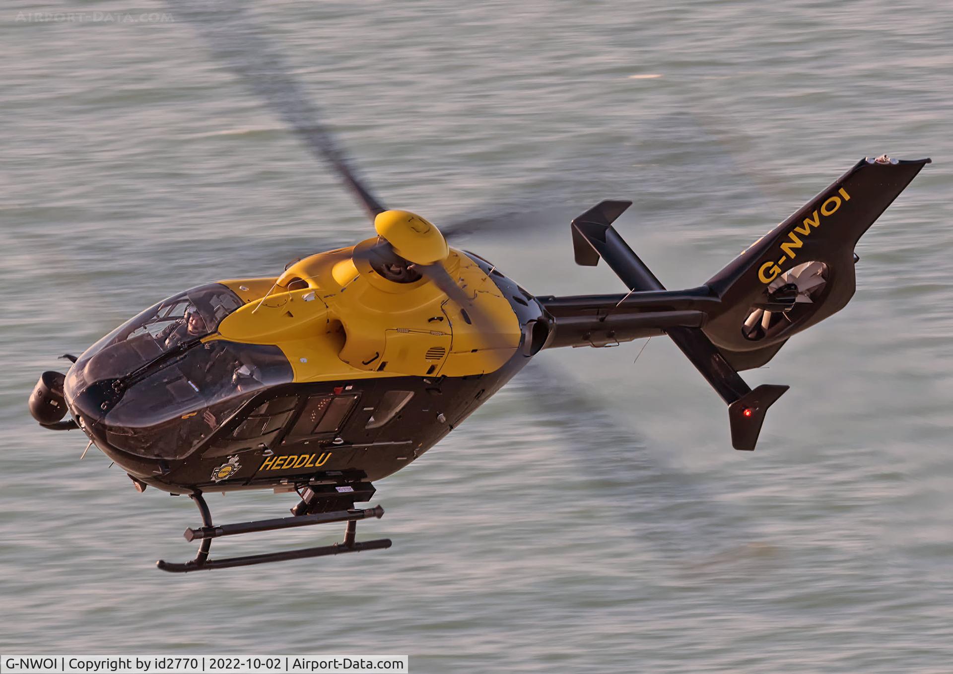 G-NWOI, 2010 Eurocopter EC-135P-2+ C/N 0887, On tasking Cardigan Bay