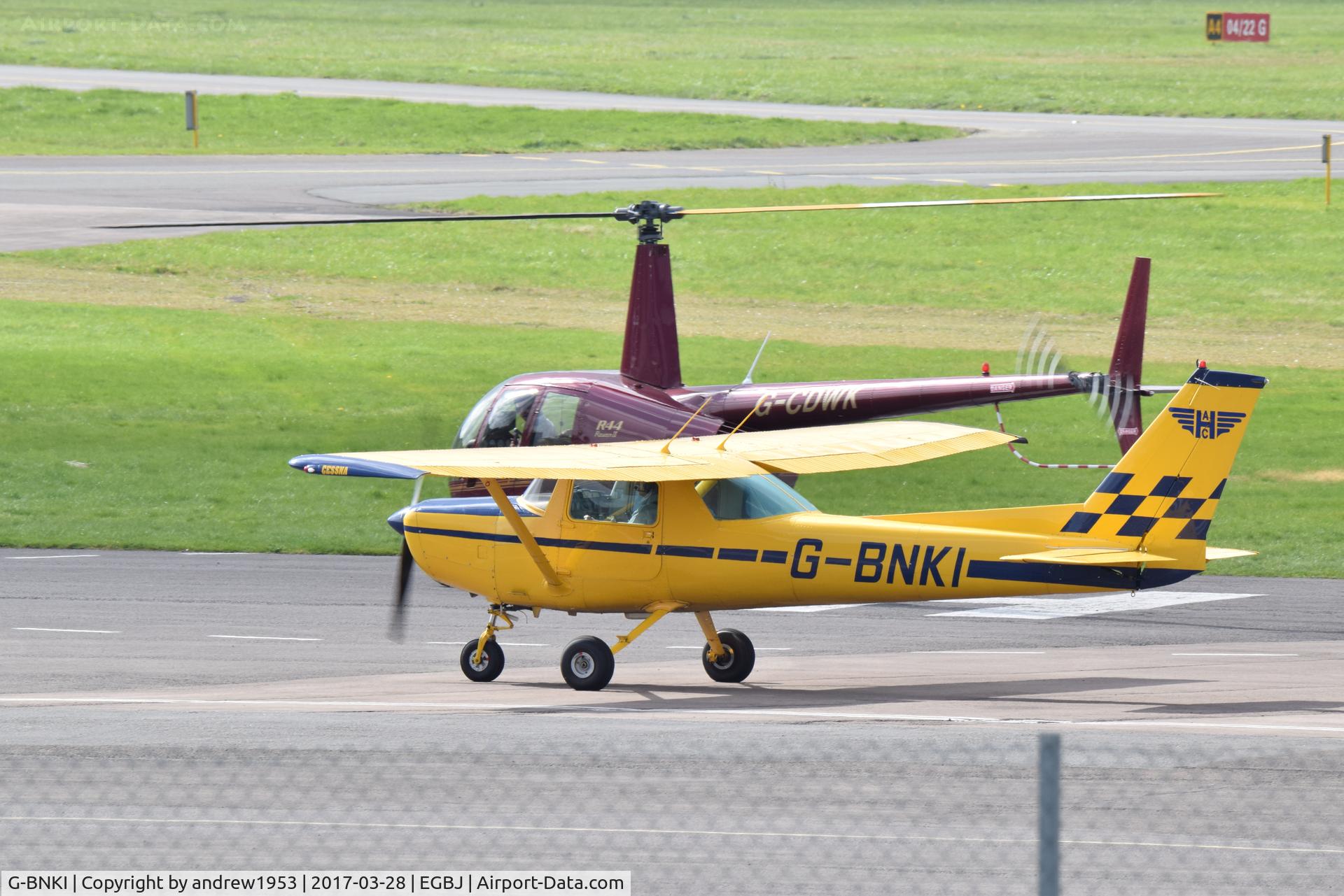 G-BNKI, 1978 Cessna 152 C/N 152-81765, G-BNKI at Gloucestershire Airport.