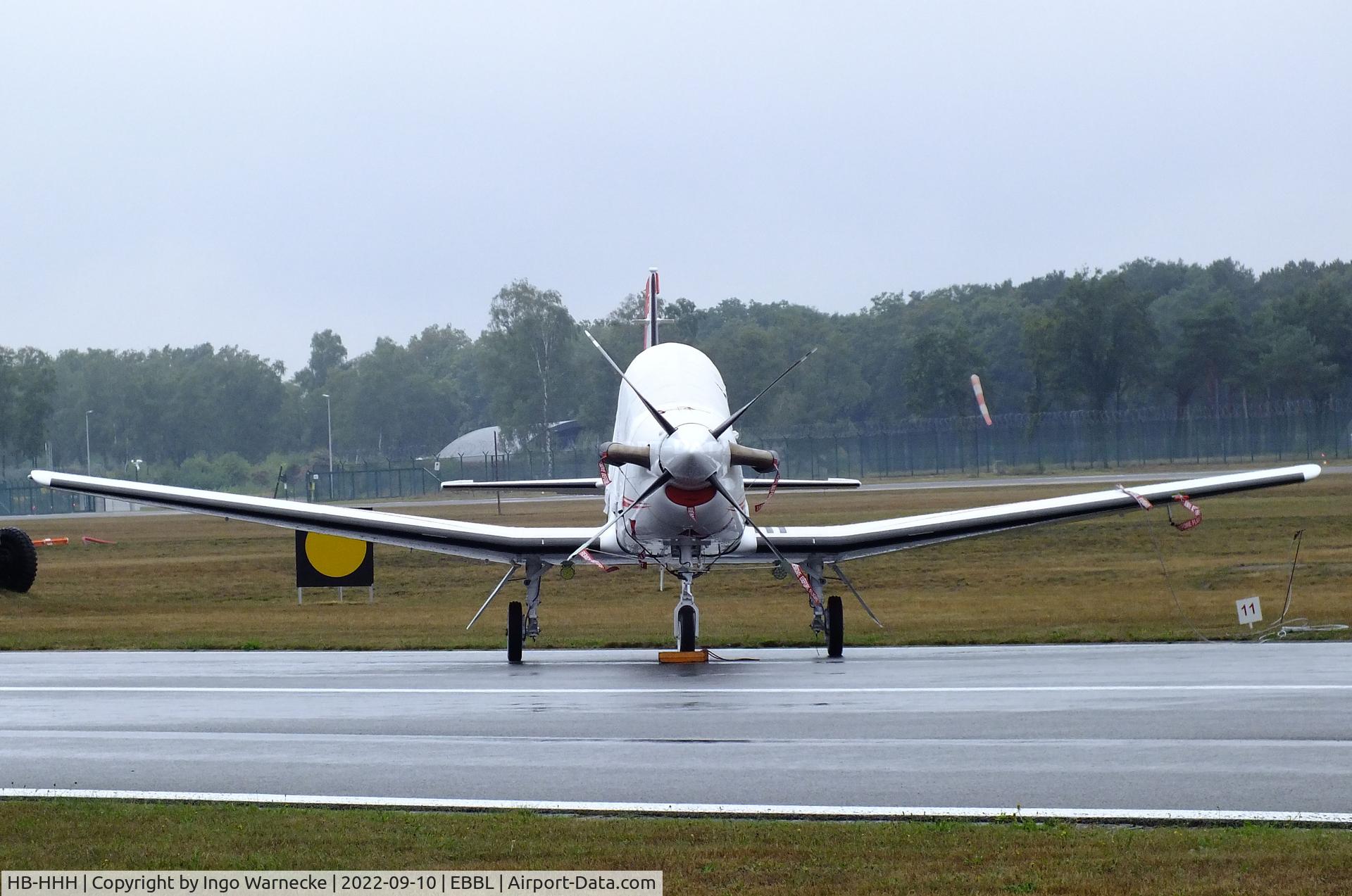 HB-HHH, 2019 Pilatus PC-7 Mk II C/N 1000, Pilatus PC-7 Mk II (wings and engine of a PC-7 with fuselage and avionics of a PC-9) at the 2022 Sanicole Spottersday at Kleine Brogel air base