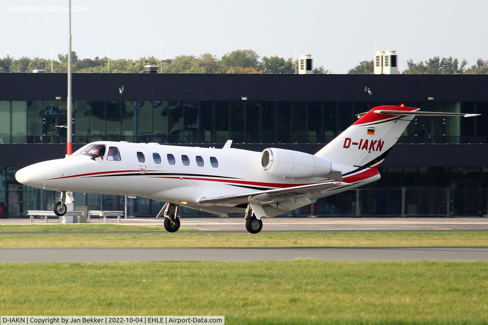 D-IAKN, 2007 Cessna 525A CitationJet CJ2+ C/N 525A-0367, Arriving at Lelystad Airport from Blackpool