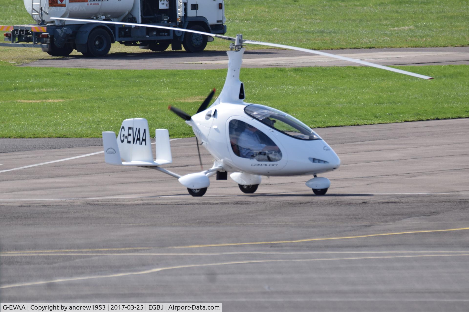 G-EVAA, 2015 RotorSport UK Cavalon C/N RSUK/CVLN/014, G-EVAA at Gloucestershire Airport.