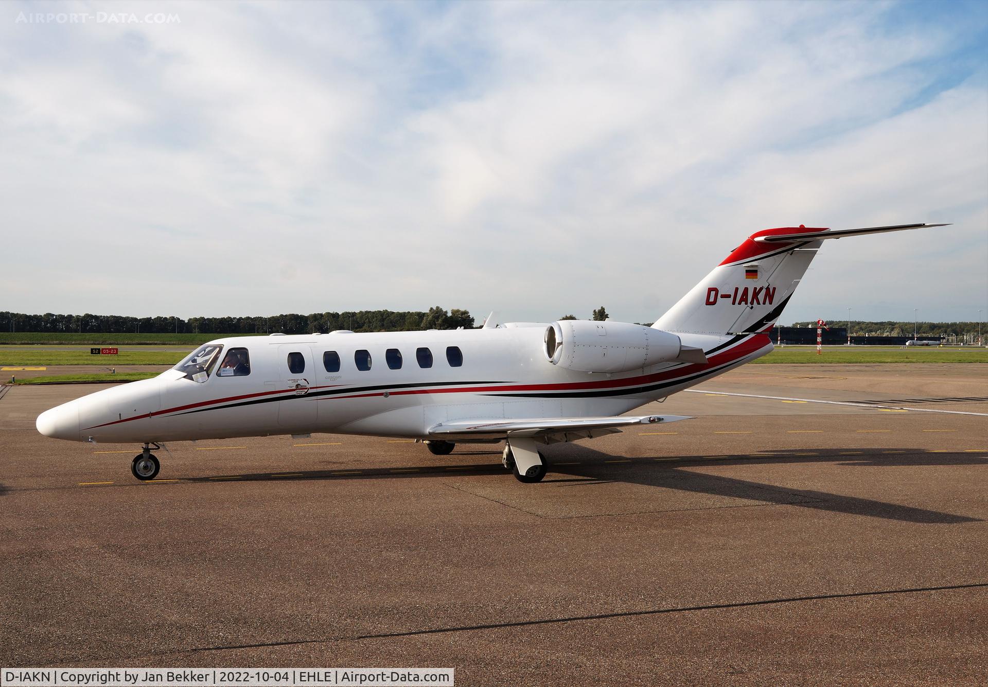 D-IAKN, 2007 Cessna 525A CitationJet CJ2+ C/N 525A-0367, Arrived at Lelystad Airport from Blackpool