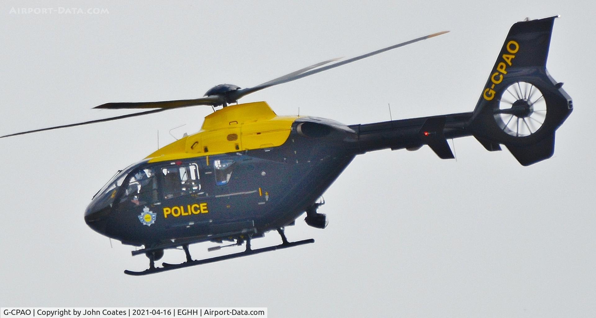 G-CPAO, 2009 Eurocopter EC-135P-2+ C/N 0843, Departing