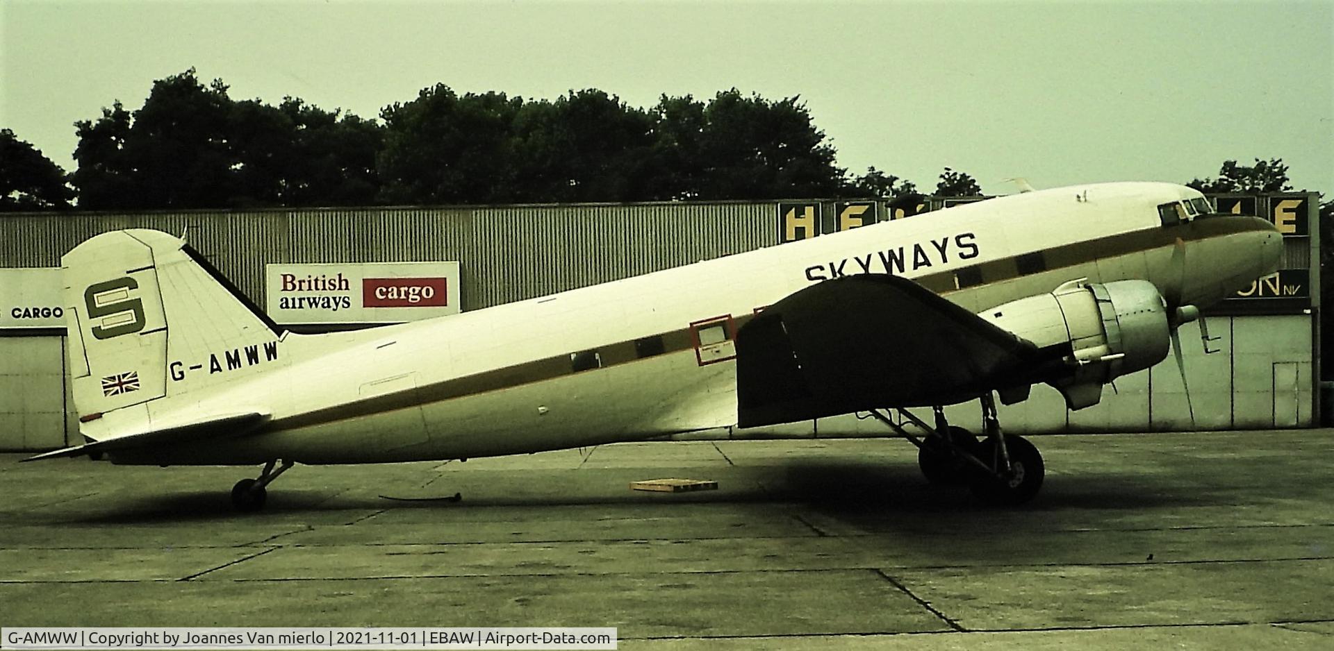 G-AMWW, 1944 Douglas C-47 Dakota 4 C/N 16262, Slide scan