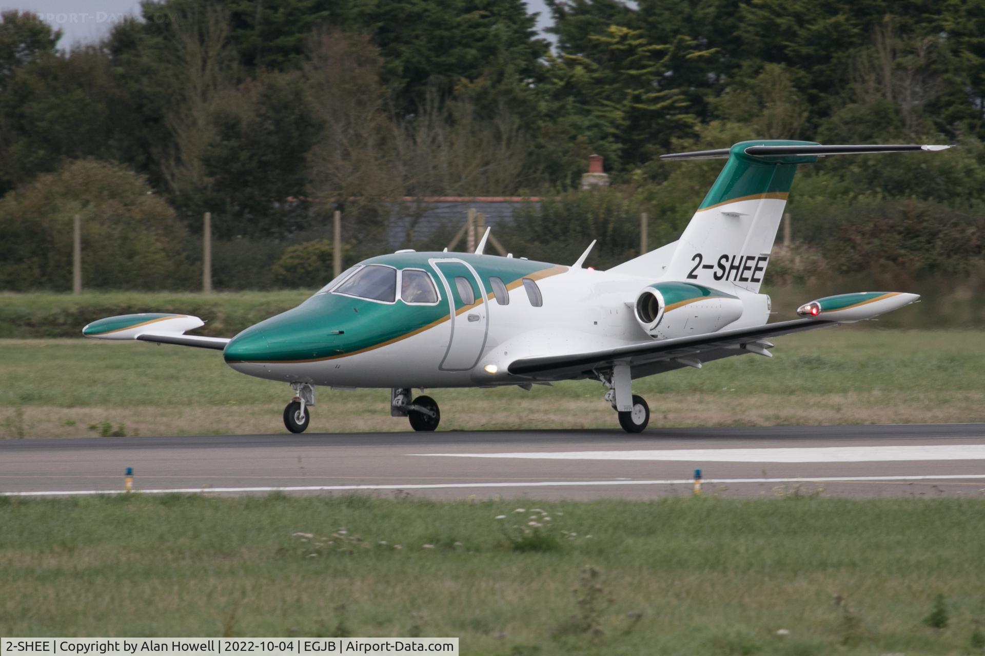 2-SHEE, 2007 Eclipse Aviation Corp EA500 C/N 000020, Departing Guernsey