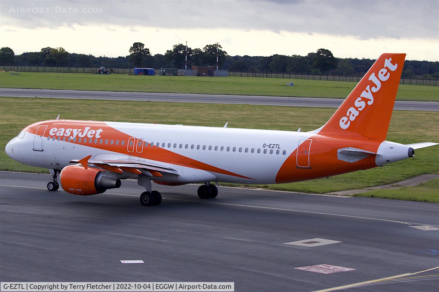 G-EZTL, 2009 Airbus A320-214 C/N 4012, At Luton