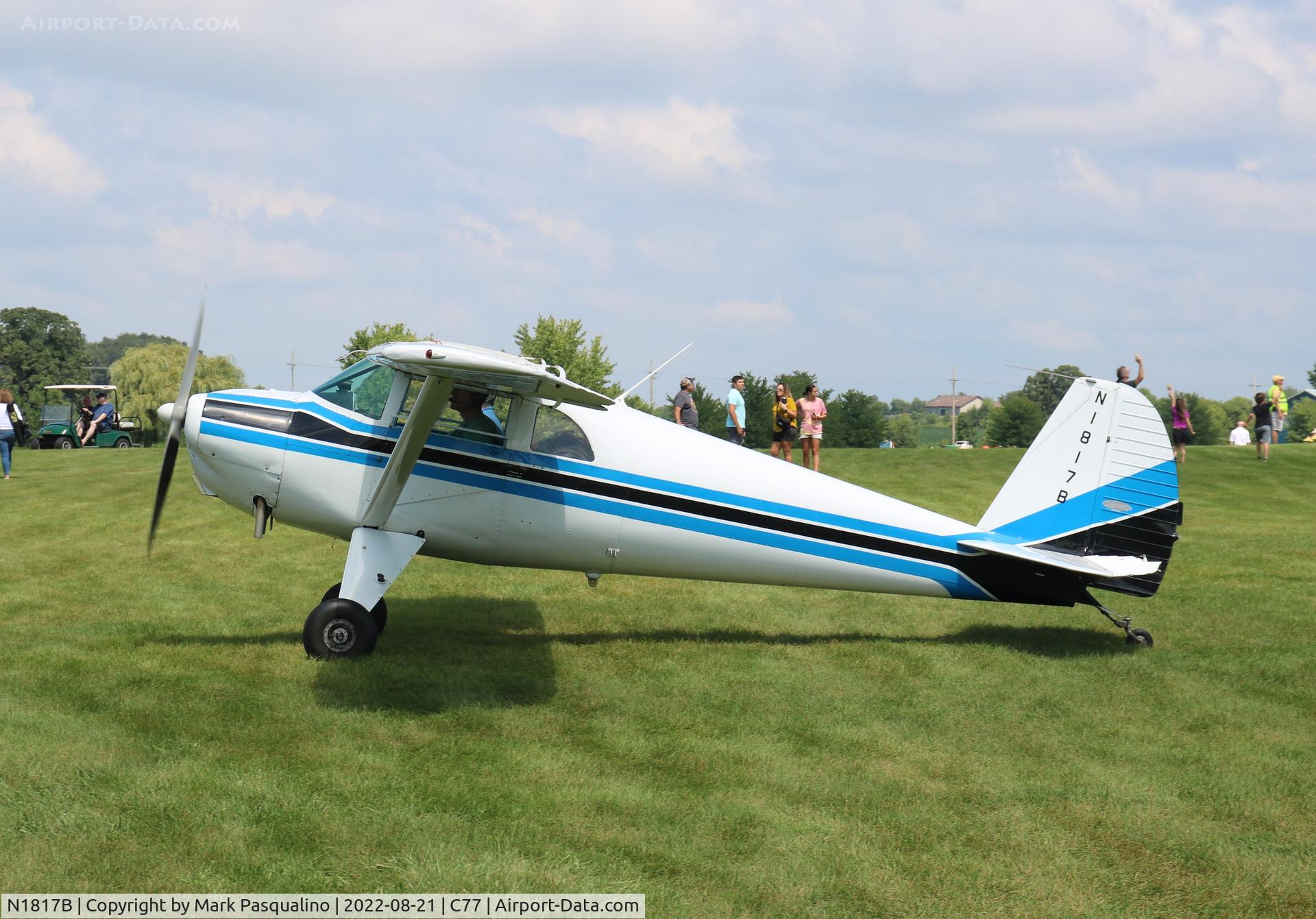 N1817B, 1948 Luscombe 8F Silvaire C/N 6244, Luscombe 8F