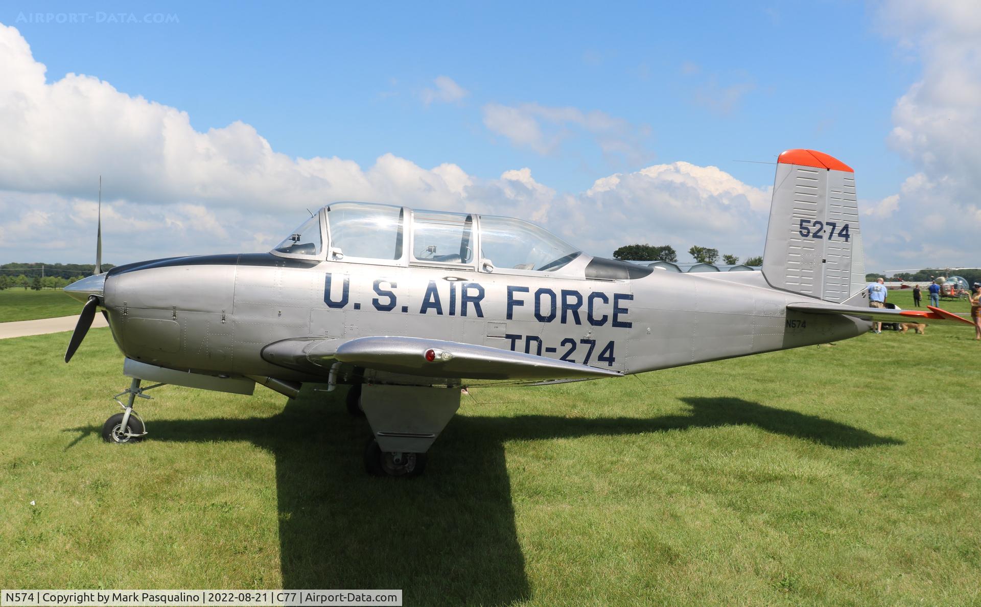 N574, Beech A45 C/N G-831, Beech T-34A