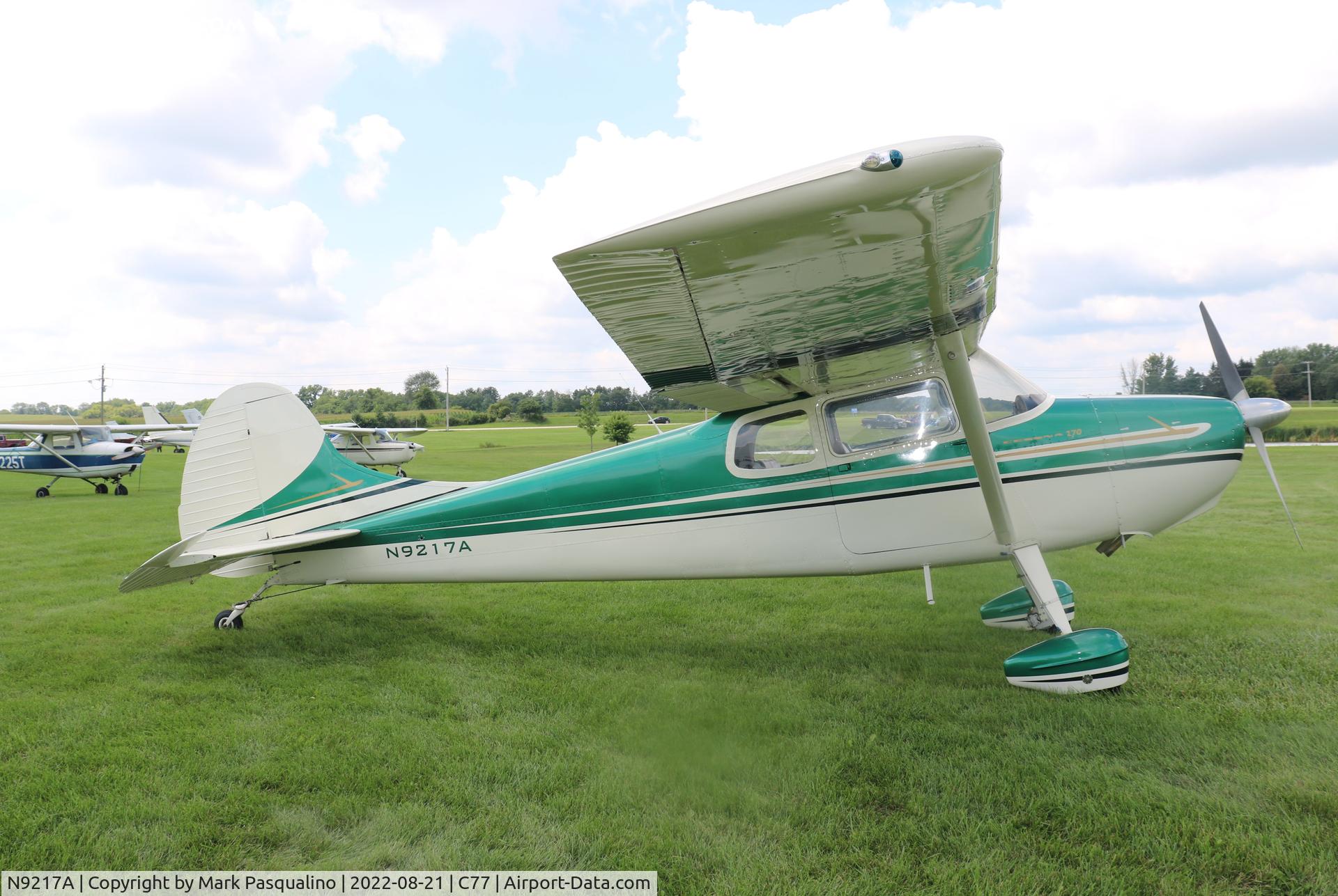N9217A, 1954 Cessna 170B C/N 26619, Cessna 170B