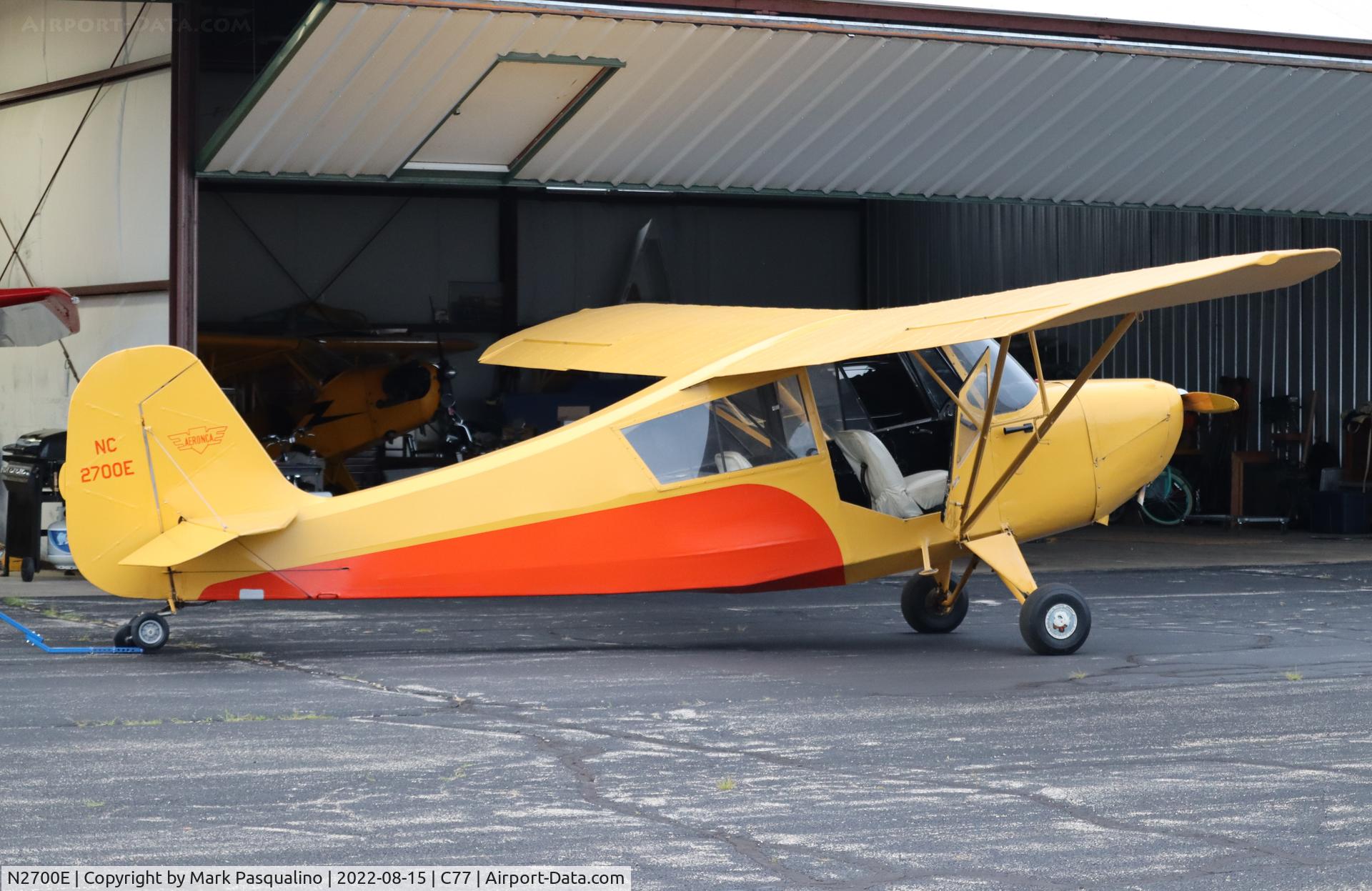 N2700E, 1946 Aeronca 7AC Champion C/N 7AC-6280, Aeronca 7AC