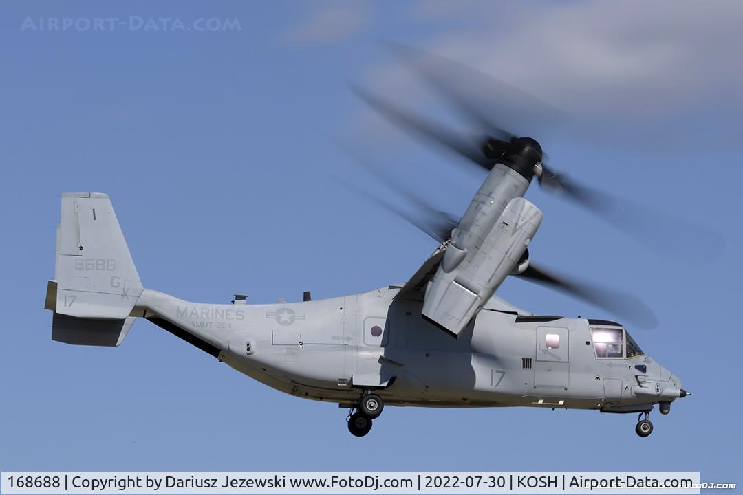 168688, Bell-Boeing MV-22B Osprey C/N D0348, MV-22B Osprey 168688 GX-17 from VMMT-204 